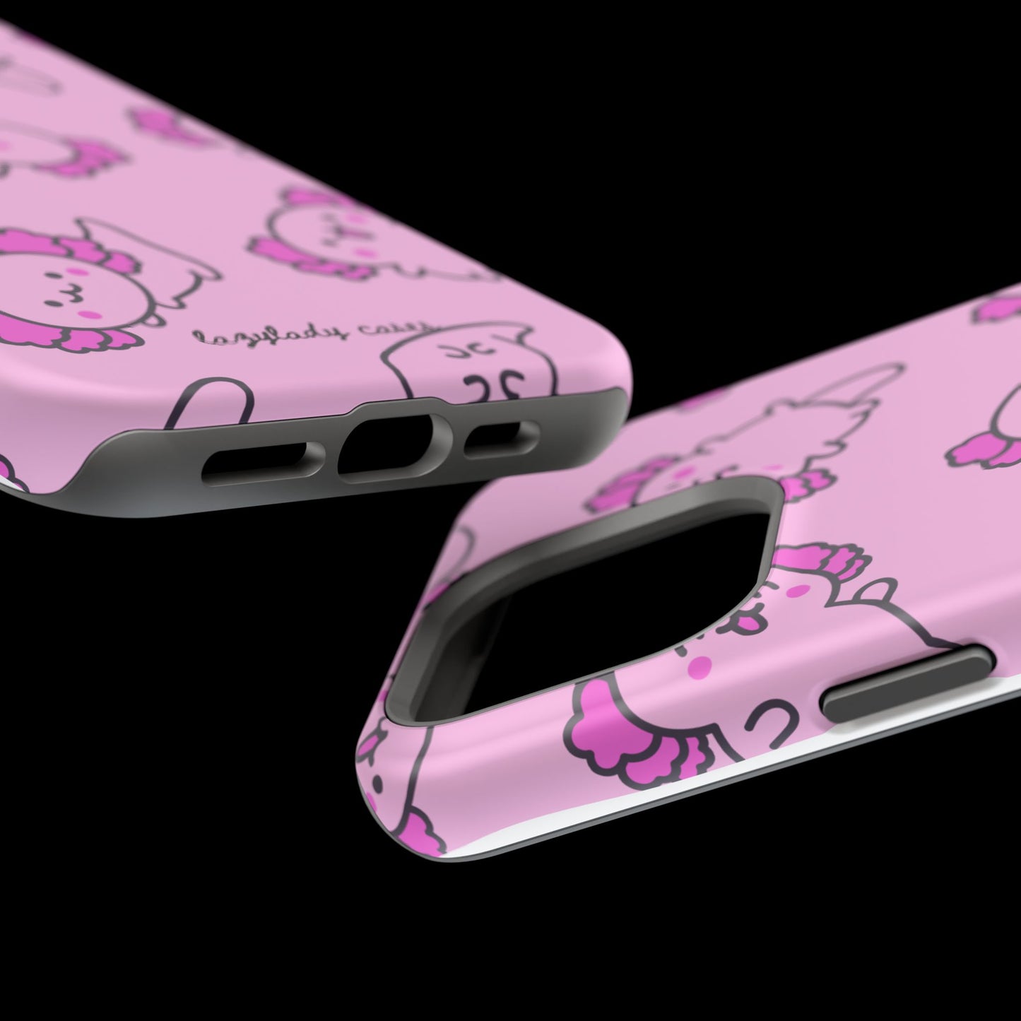 Cute Axolotl Magnetic Tough Case – Kawaii Phone Protection for Animal Lovers