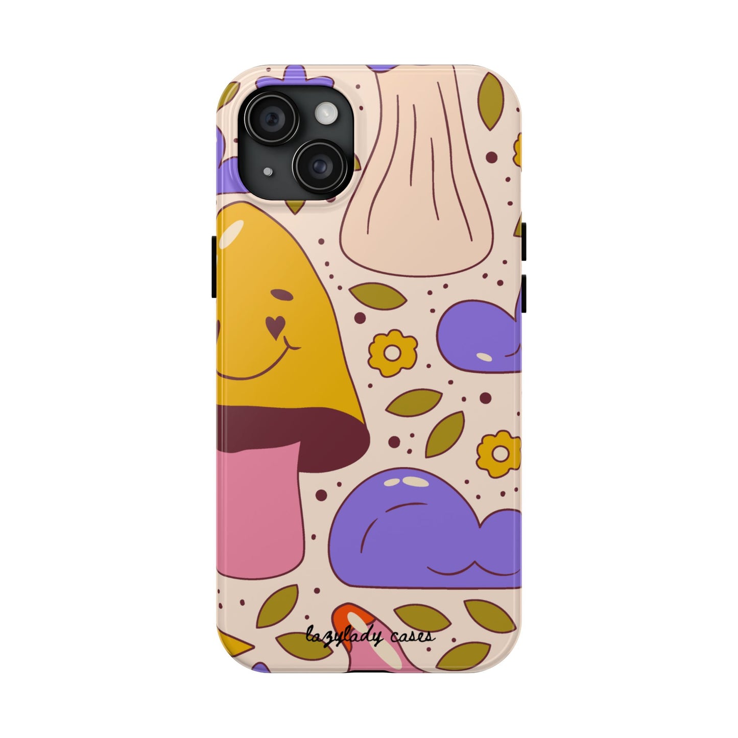 Whimsical Mushroom Phone Case - Tough & Fun Design for Nature Lovers
