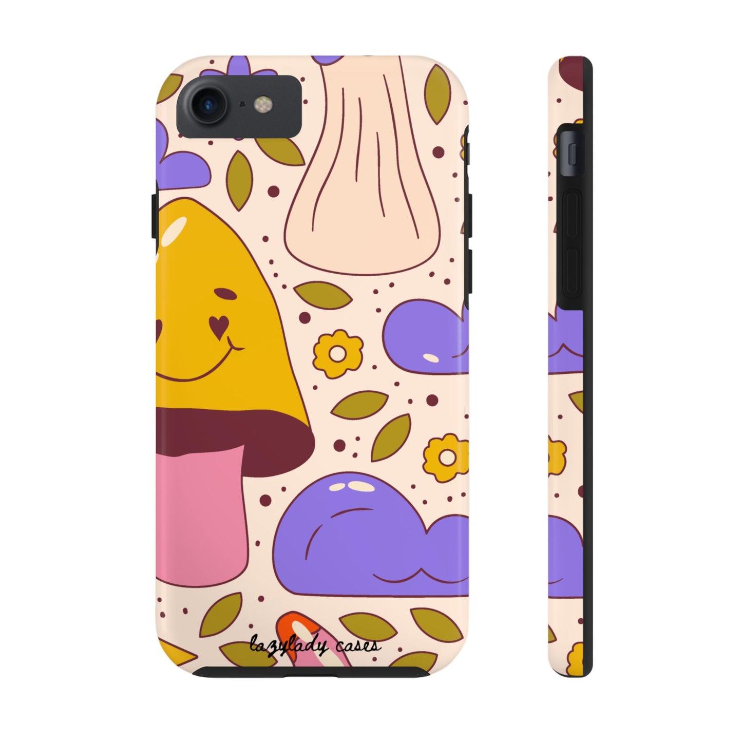 Whimsical Mushroom Phone Case - Tough & Fun Design for Nature Lovers