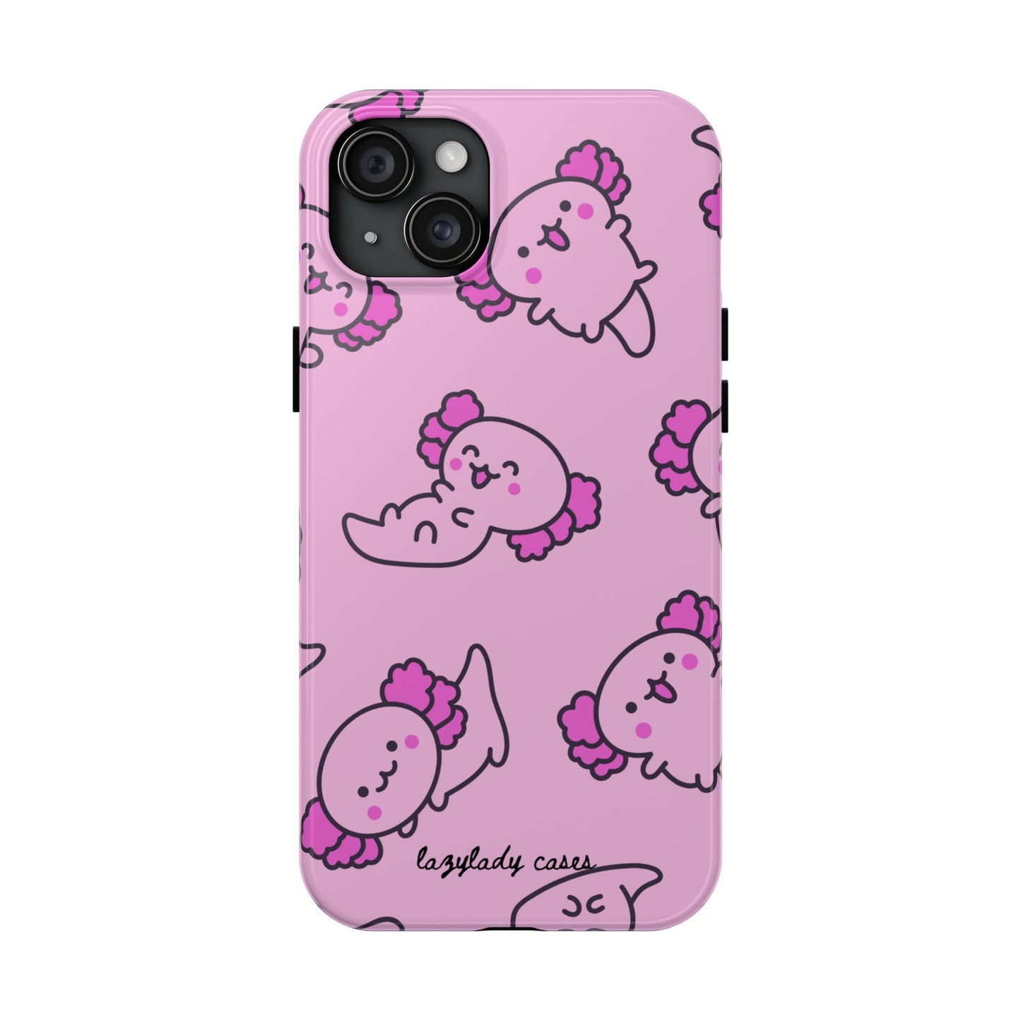 Cute Pink Sea Axo Phone Case - Tough & Stylish