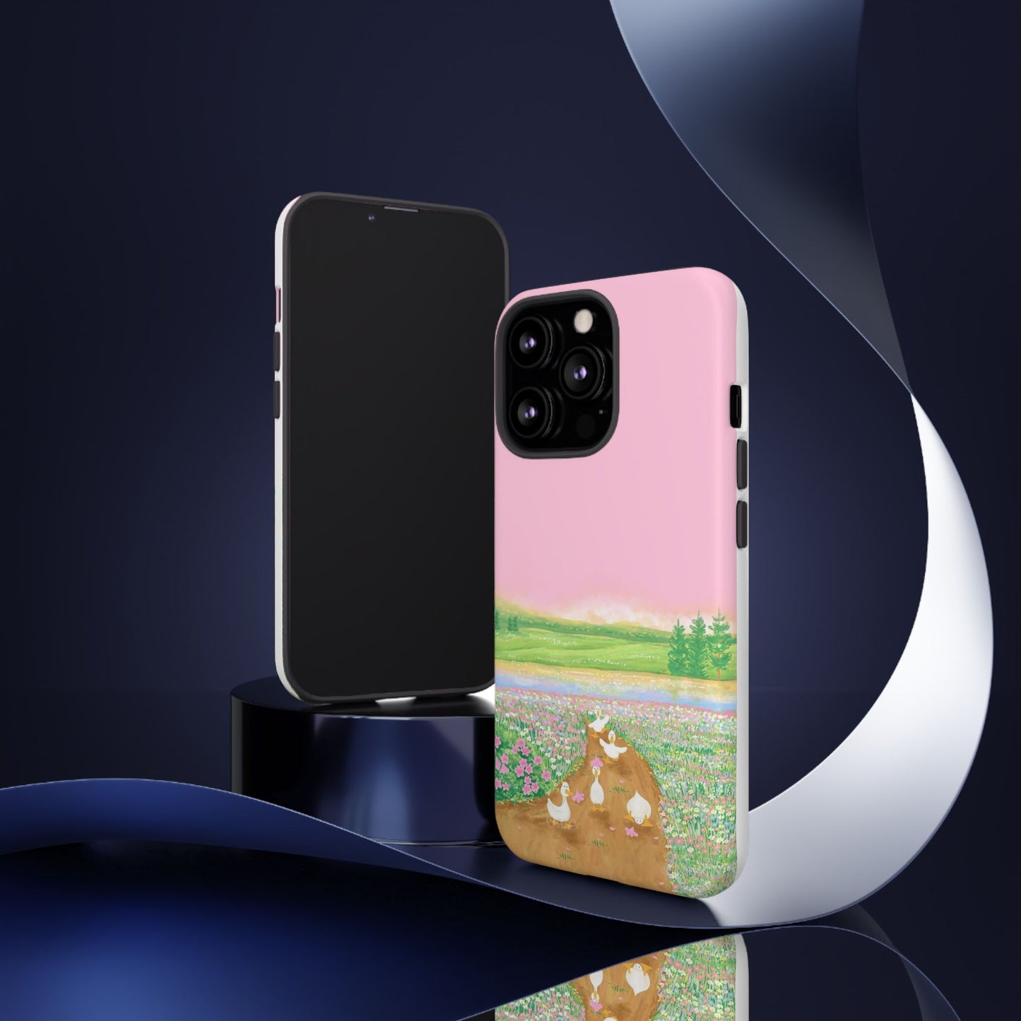 Pastel Floral Phone Case, Tough Cases for Nature Lovers, Cute Phone Accessories, Spring Gifts, Unique Mobile Covers