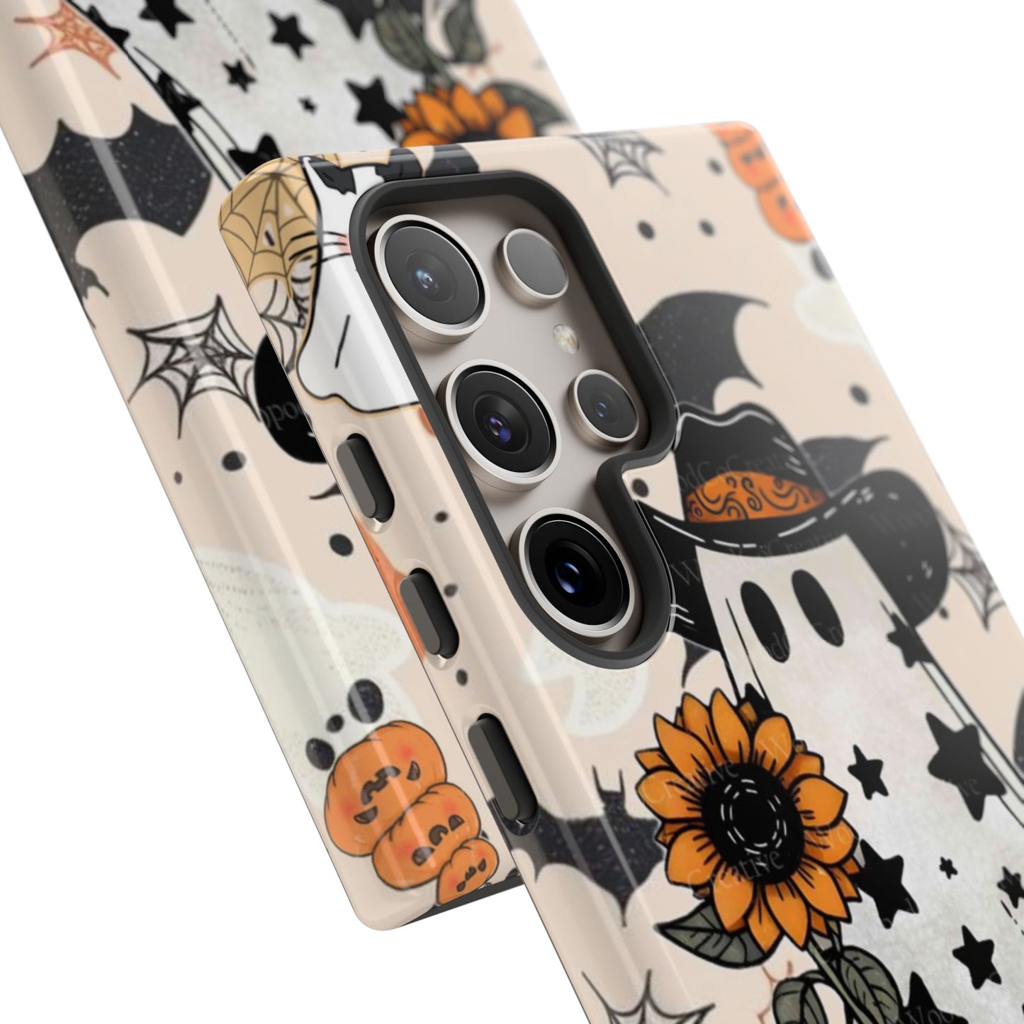 Cute Ghost Phone Case, Halloween Decor, Spooky Gift, Fall Accessories, Pumpkin Lover's Gift, Autumn Vibes, Trick or Treat