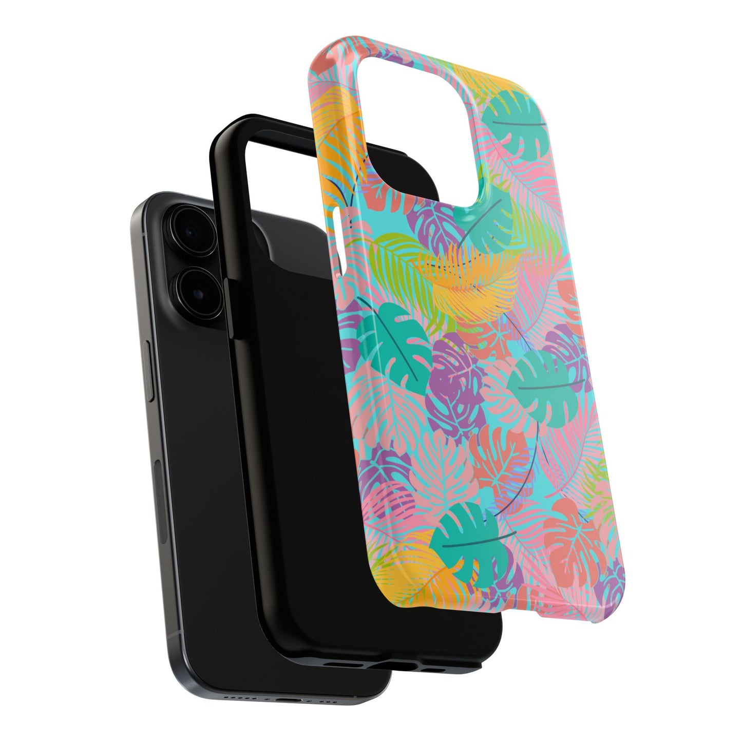 Tropical Jungle Phone Case - Funky Floral Design, Summer Accessory, Phone Protection, Gift for Nature Lovers, Stylish Phone Cover
