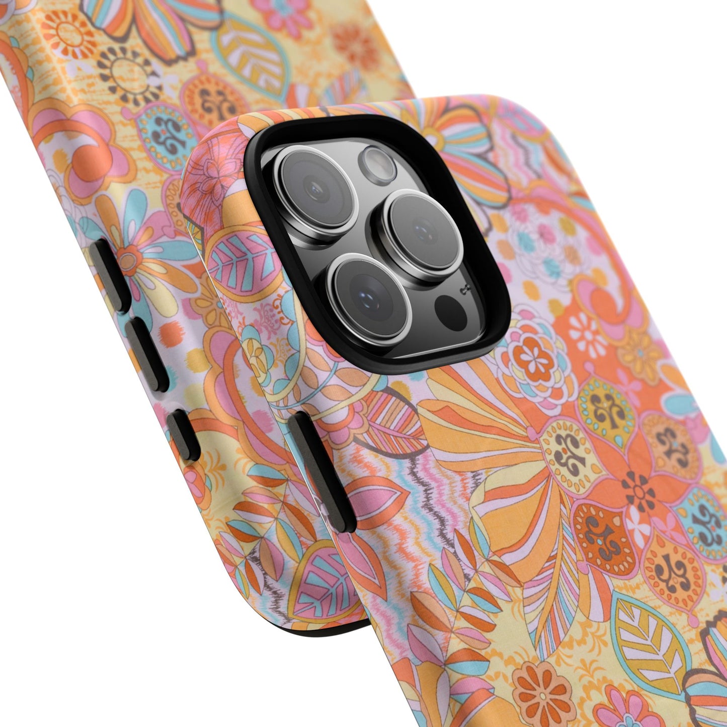 Floral Tough Magnetic Phone Case – Vibrant Floral Design