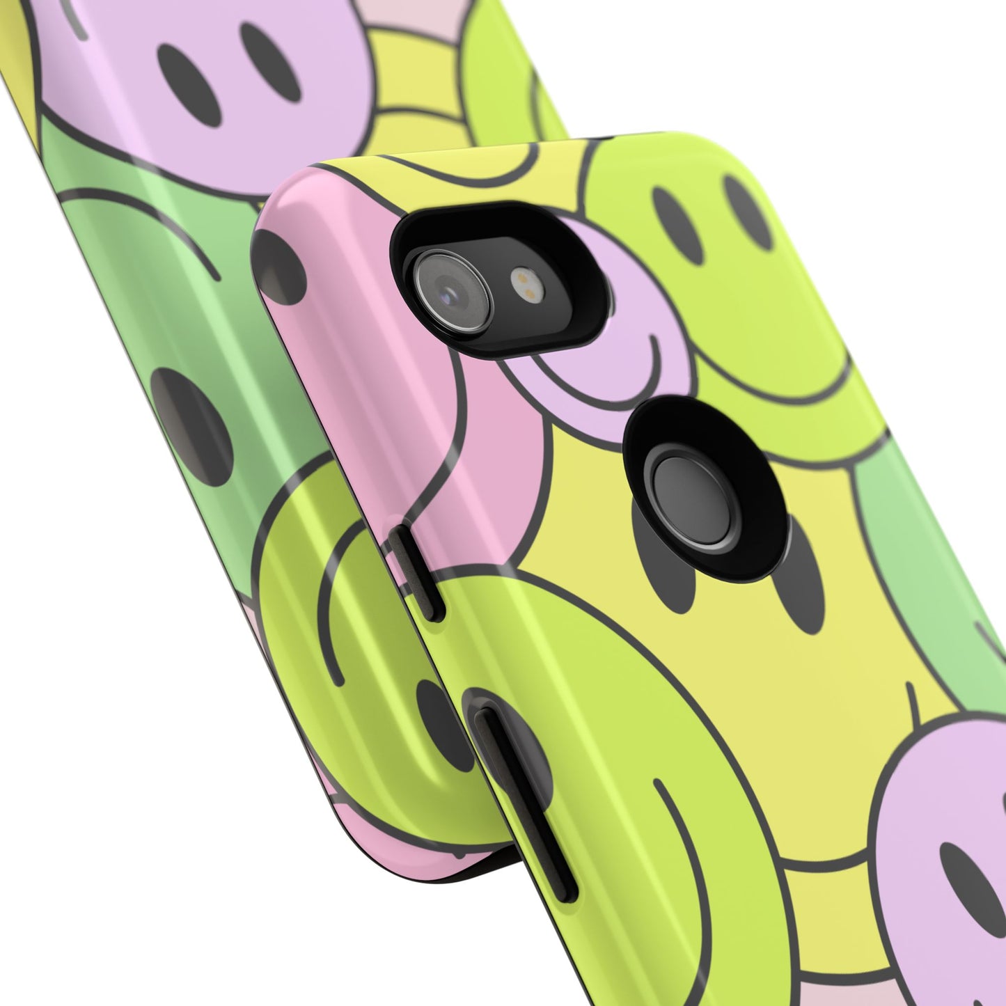 Colorful Smile Face Phone Case - Tough Protection & Fun Design