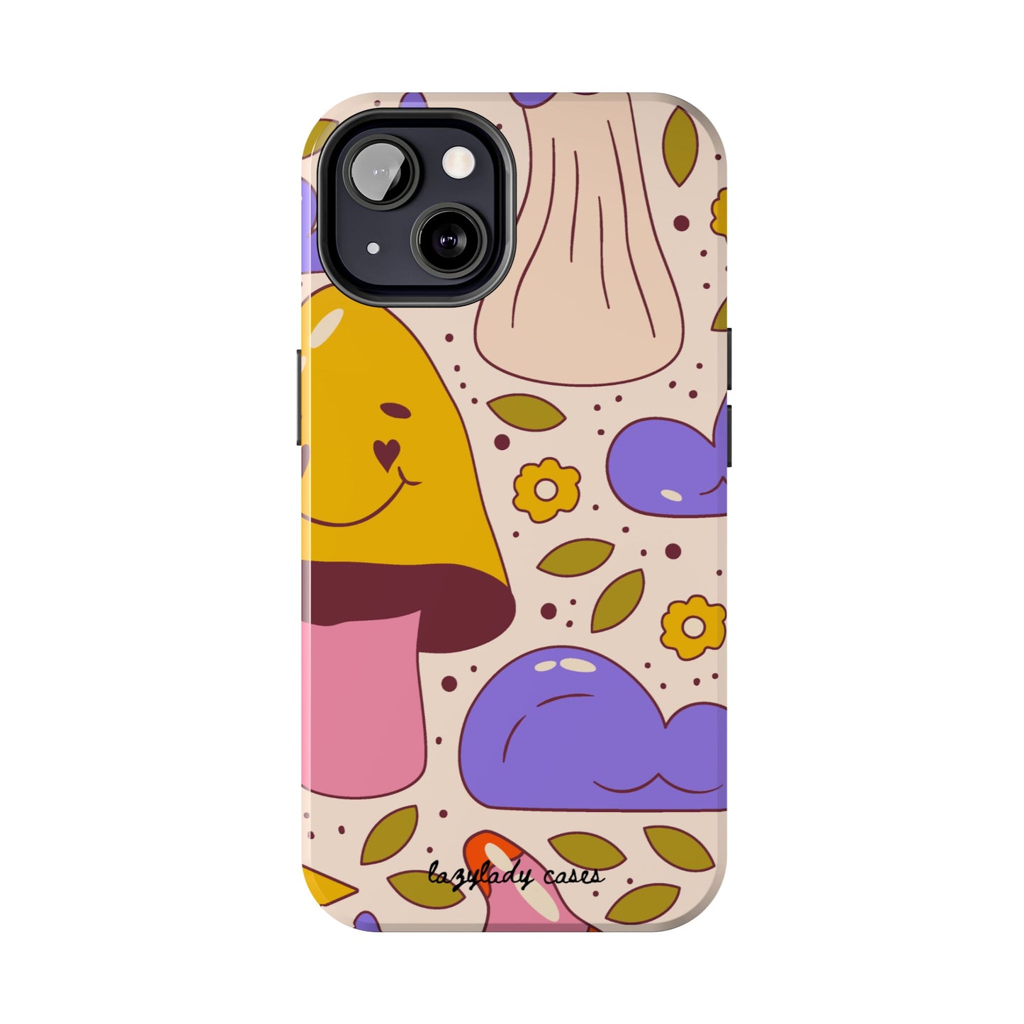 Whimsical Mushroom Phone Case - Tough & Fun Design for Nature Lovers