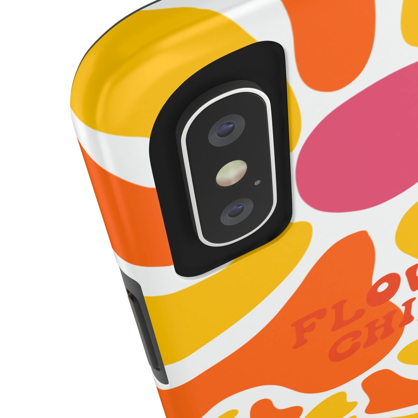 Flower Child Tough Phone Case – Vibrant Retro Design for Creative Souls