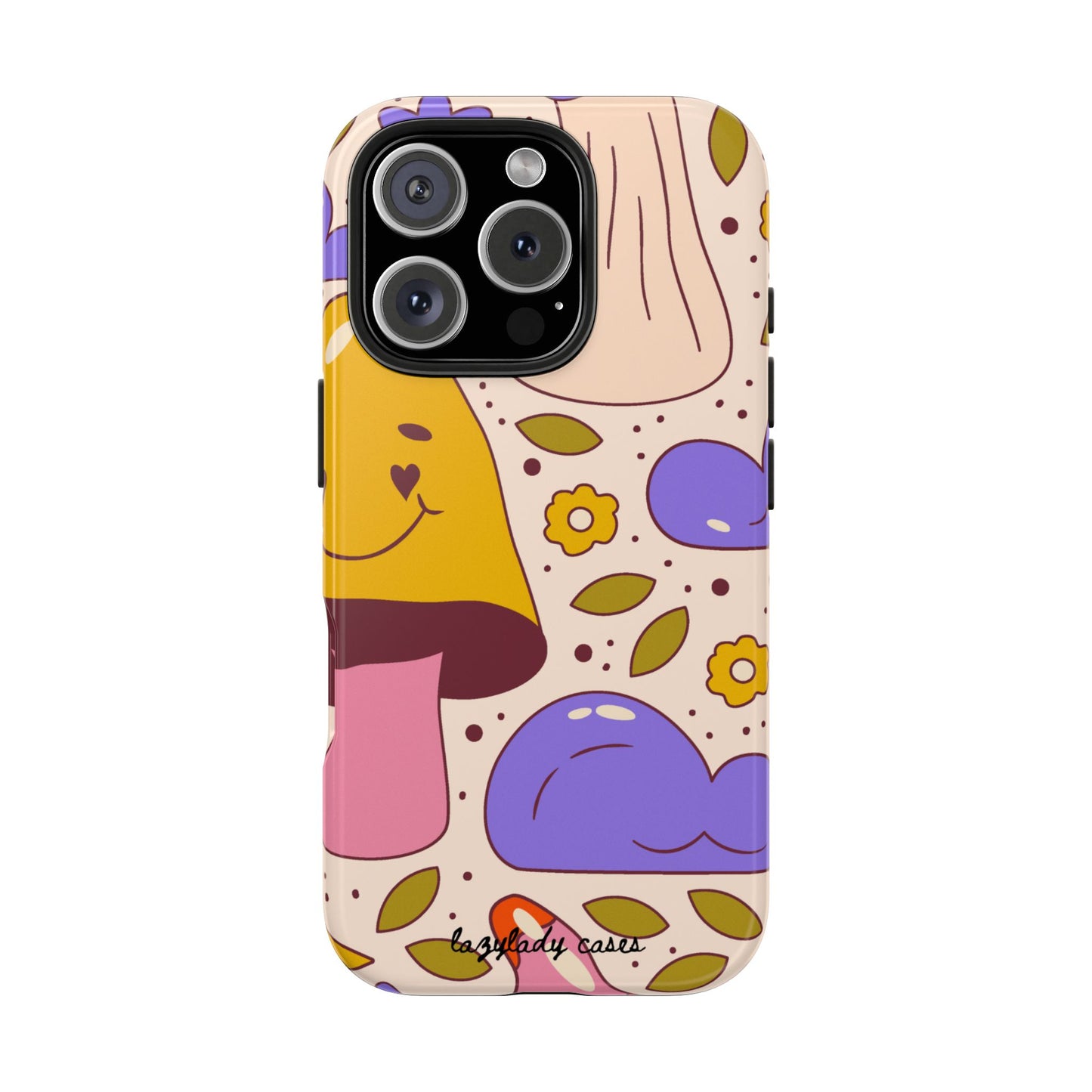 Whimsical Mushroom Phone Case - Tough & Fun Design for Nature Lovers