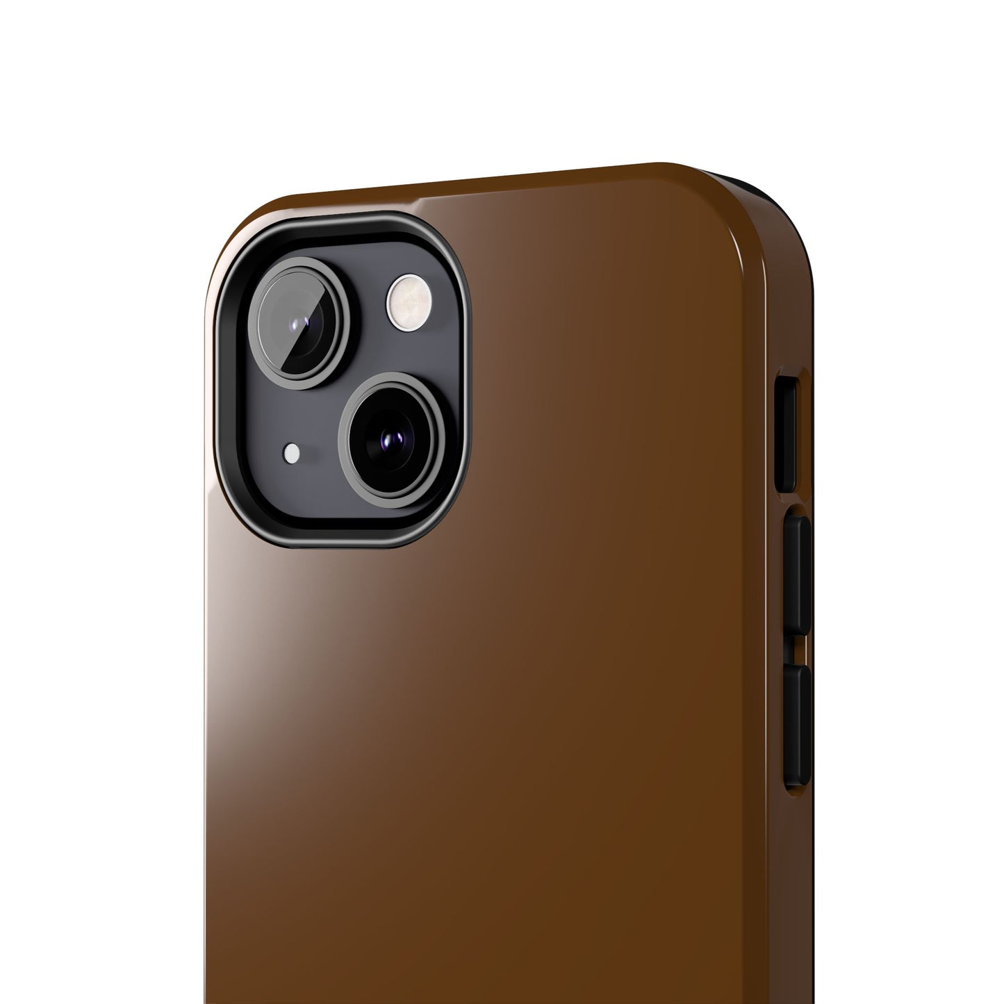 Brown Tough Phone Case — Rugged Shockproof iPhone Cover