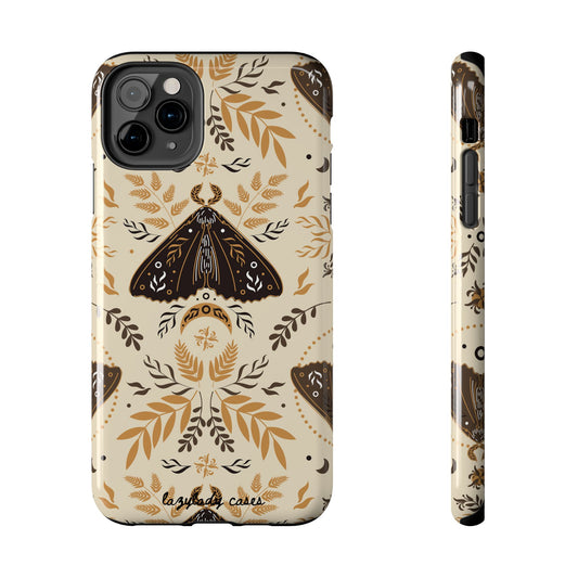 Nature-Inspired Tough Phone Cases with Moth Design