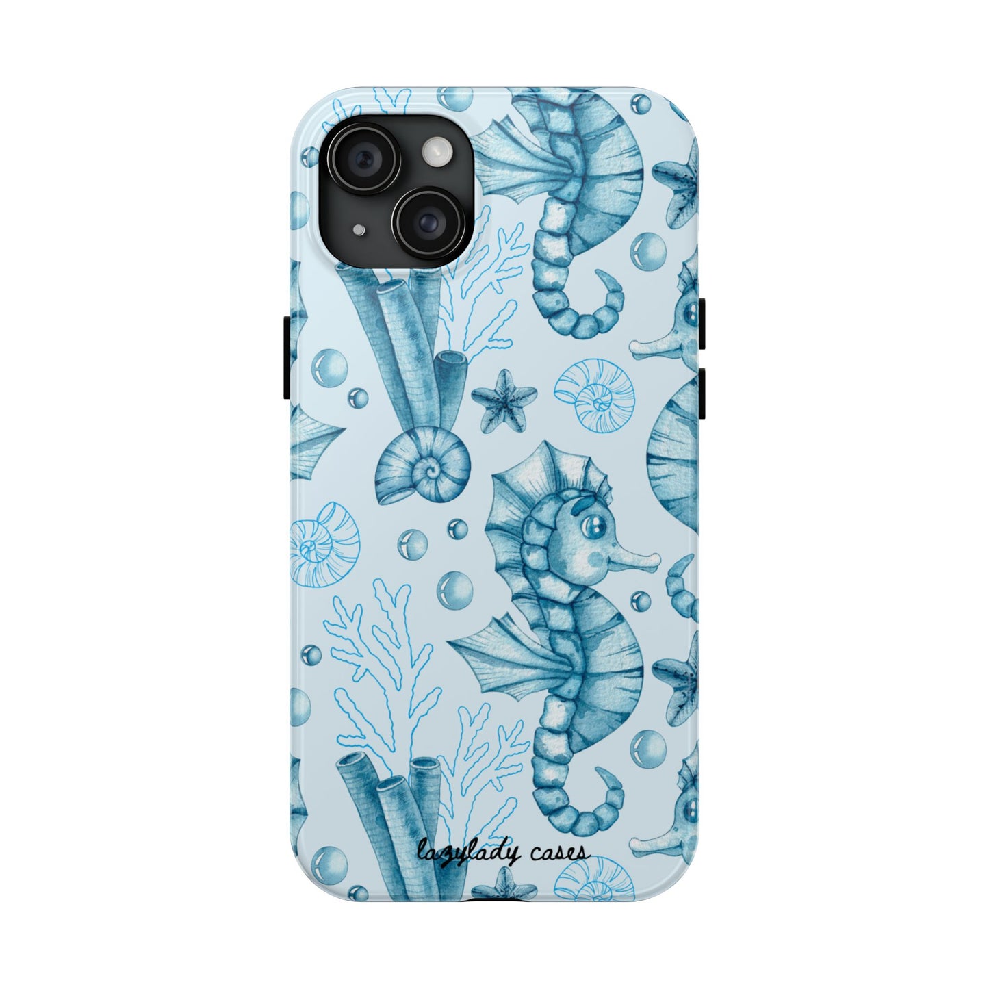 Coastal Seahorse Phone Case - Tough Protection with Beach Vibe