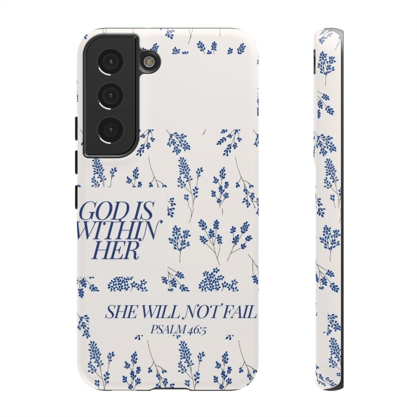 Within Her Cases - Floral Phone Case with Inspirational Quote, Motivational Gifts for Her, Bible Verse Design, Durable Case for iPhone, [...]