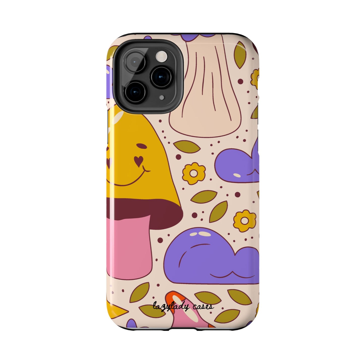 Whimsical Mushroom Phone Case - Tough & Fun Design for Nature Lovers
