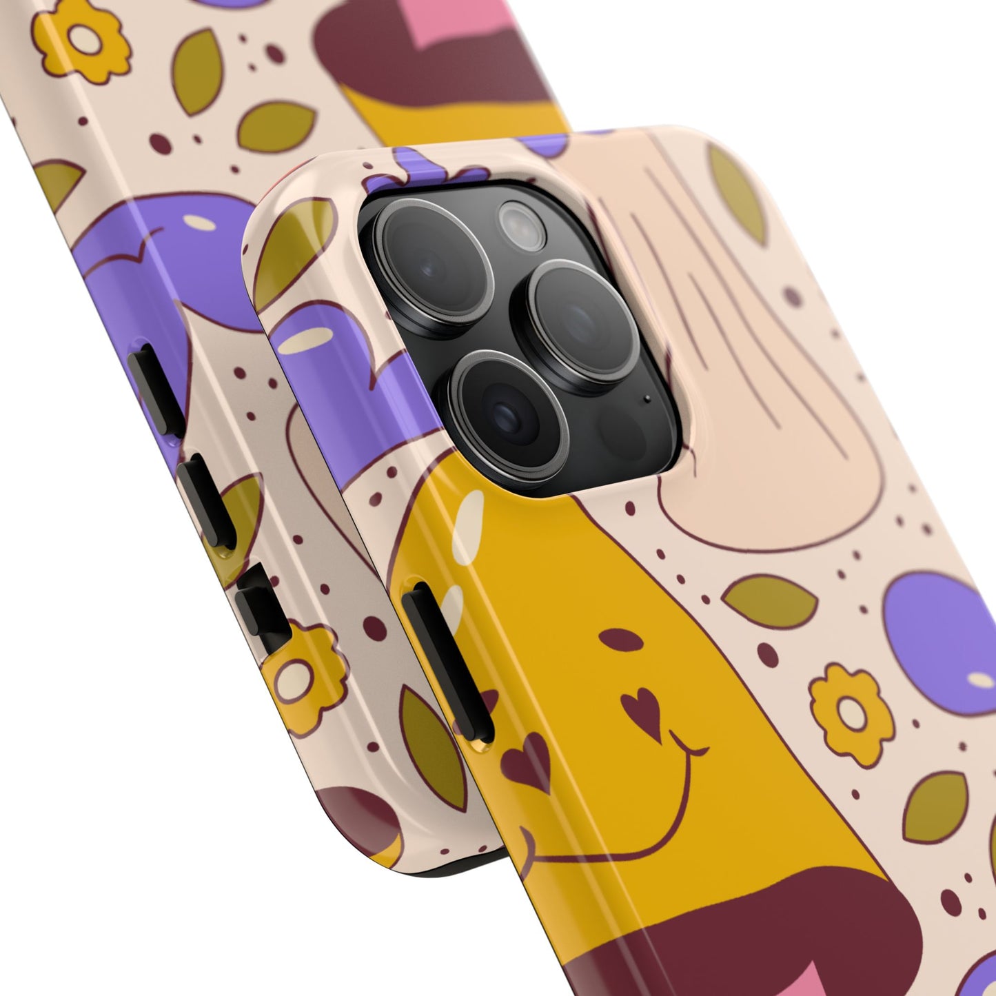 Whimsical Mushroom Phone Case - Tough & Fun Design for Nature Lovers