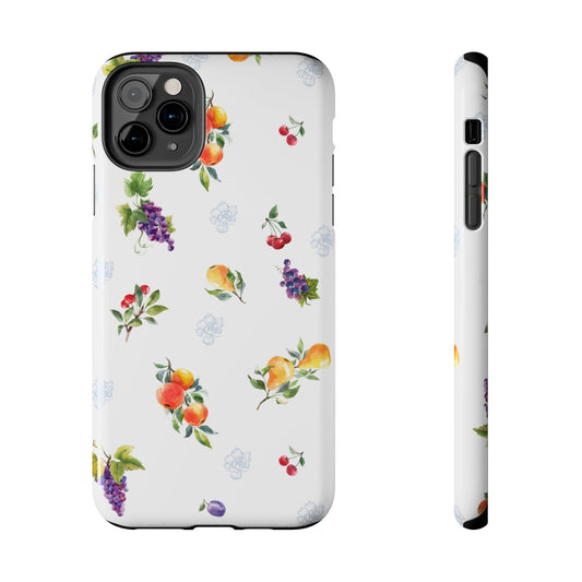 Fruit Floral Tough Phone Case, Durable Mobile Cover, Nature-Inspired Gift, Stylish Protection, Unique Smartphone Accessory