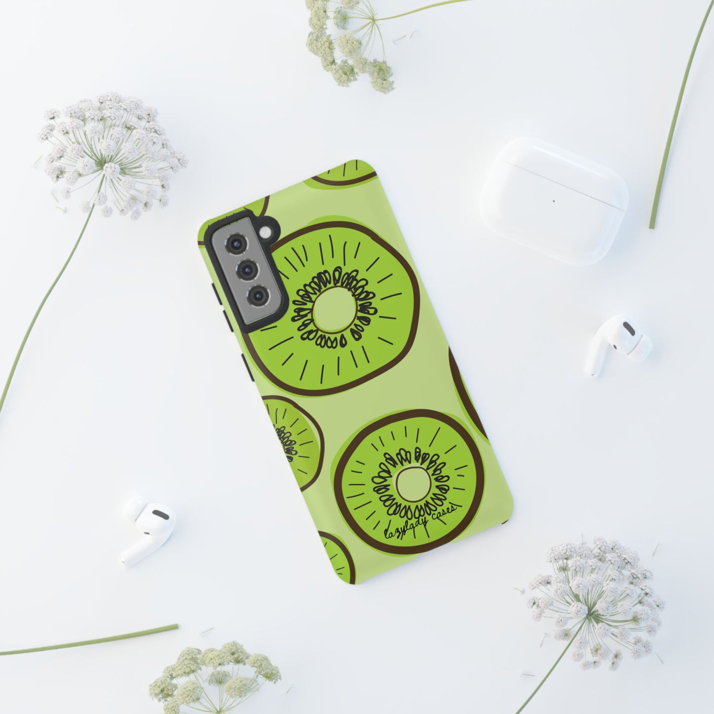 Kiwi Pattern Tough Phone Case - Fun and Stylish Phone Cover
