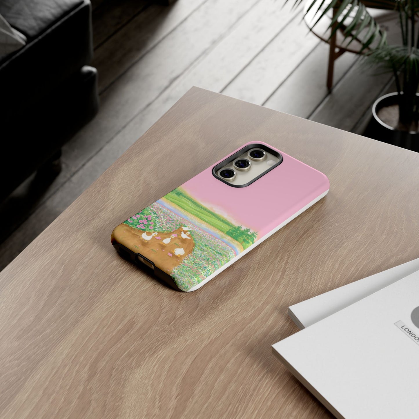 Pastel Floral Phone Case, Tough Cases for Nature Lovers, Cute Phone Accessories, Spring Gifts, Unique Mobile Covers