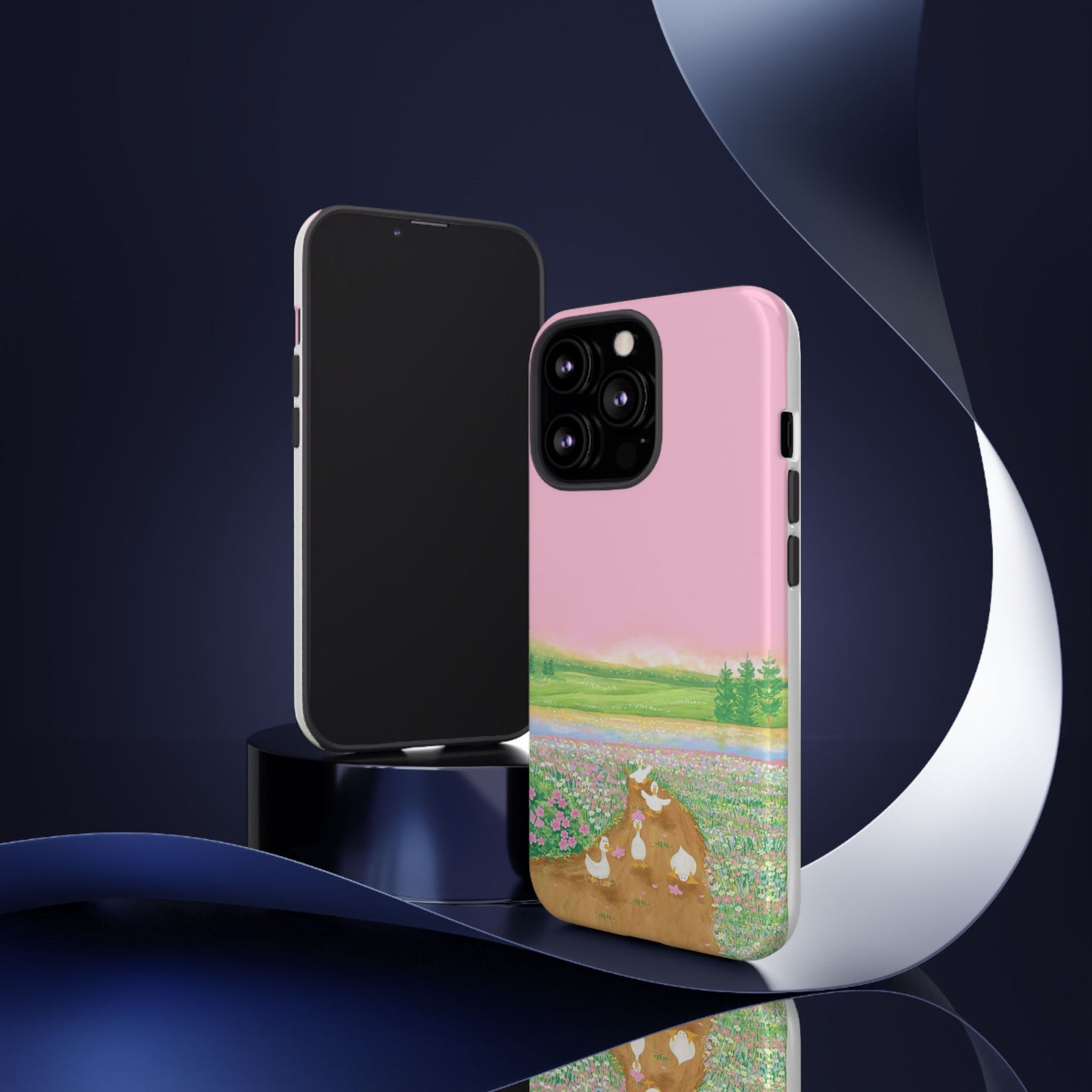 Pastel Floral Phone Case, Tough Cases for Nature Lovers, Cute Phone Accessories, Spring Gifts, Unique Mobile Covers