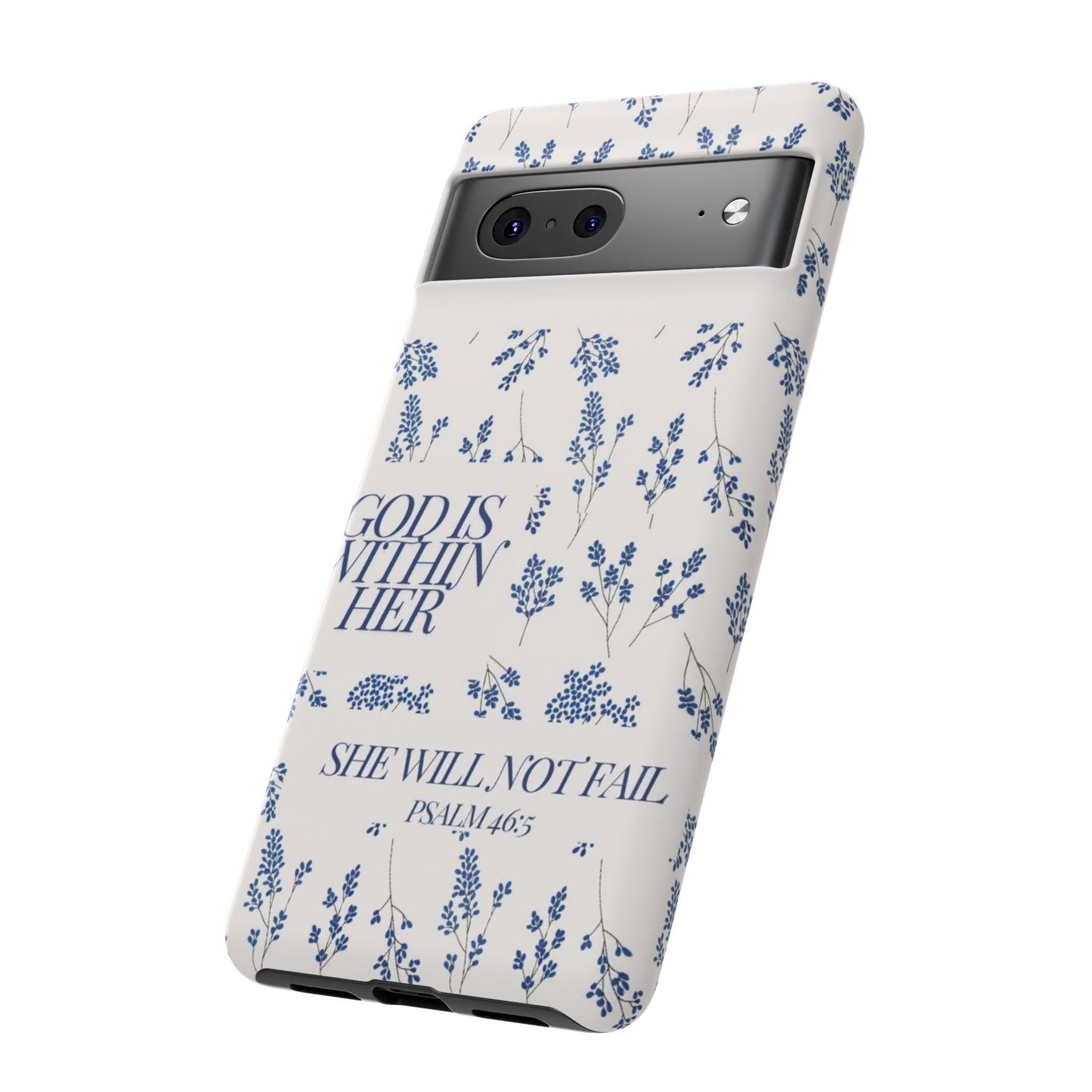 Within Her Cases - Floral Phone Case with Inspirational Quote, Motivational Gifts for Her, Bible Verse Design, Durable Case for iPhone, [...]