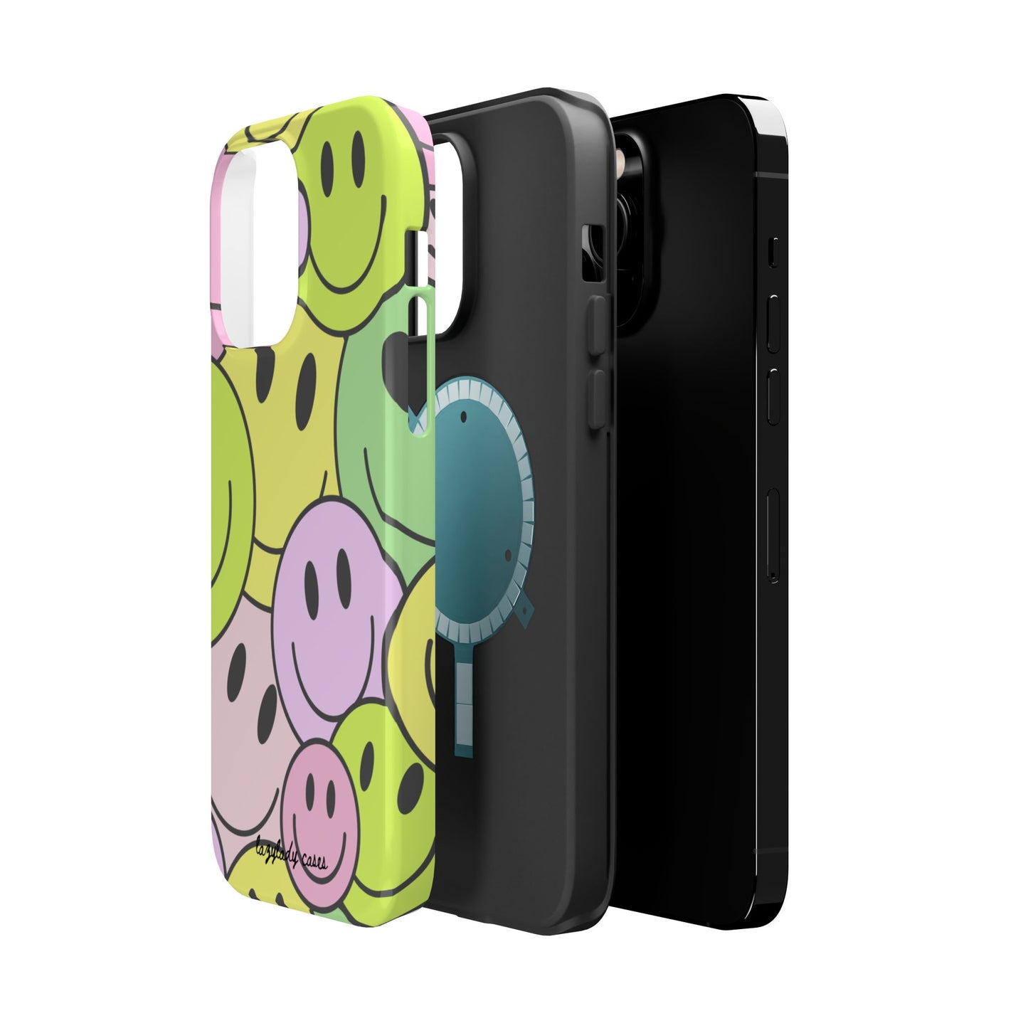 Colorful Smiley Face Magnetic Tough Case for Fun-Loving Individuals