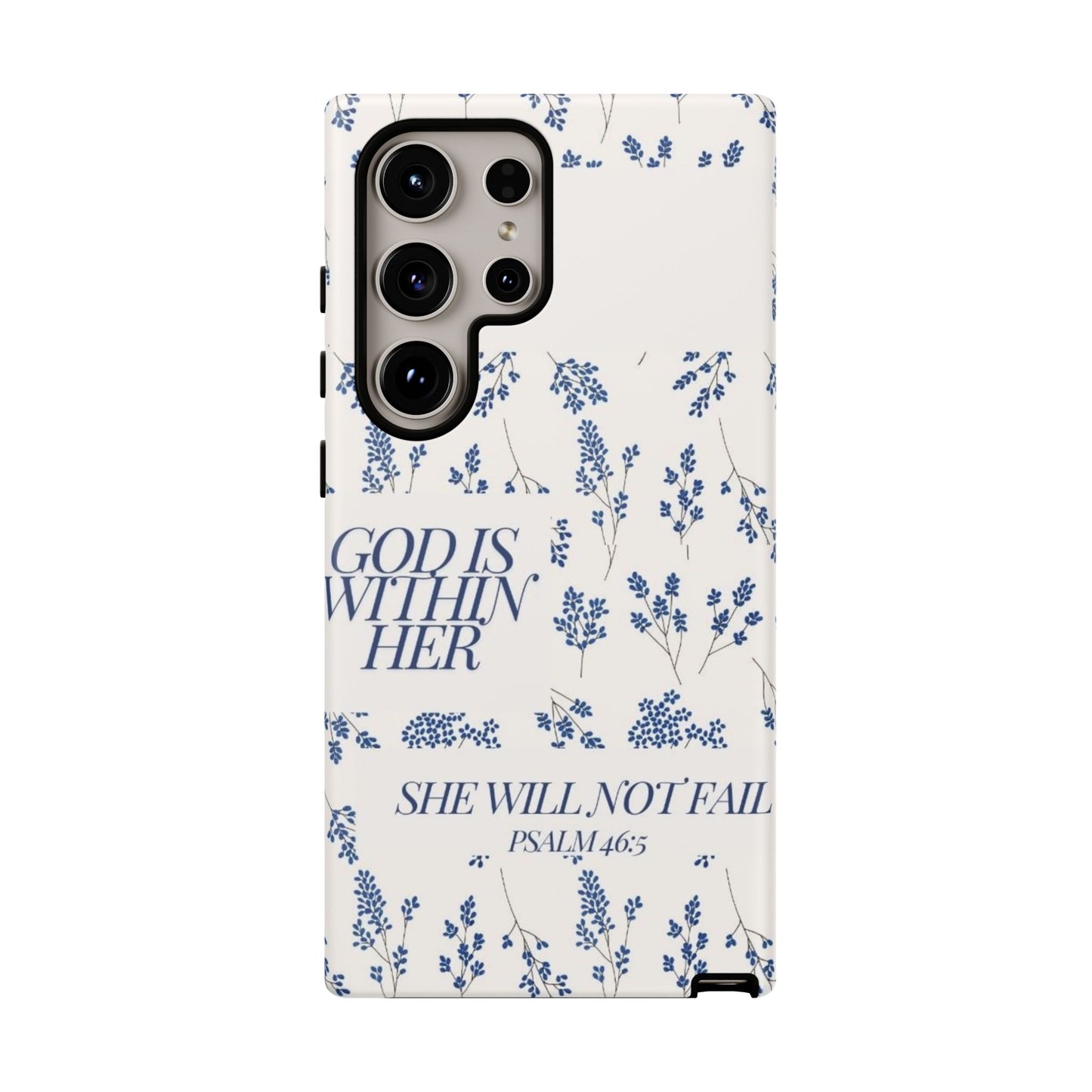 Within Her Cases - Floral Phone Case with Inspirational Quote, Motivational Gifts for Her, Bible Verse Design, Durable Case for iPhone, [...]