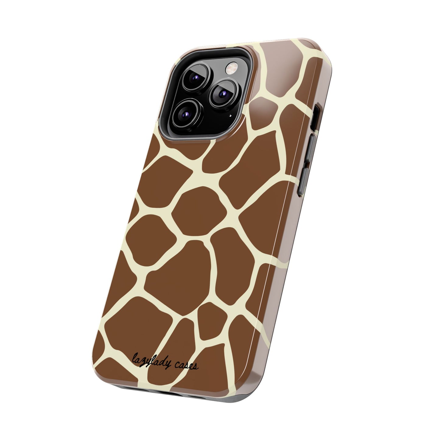 Giraffe Print Tough Phone Case for Animal Lovers