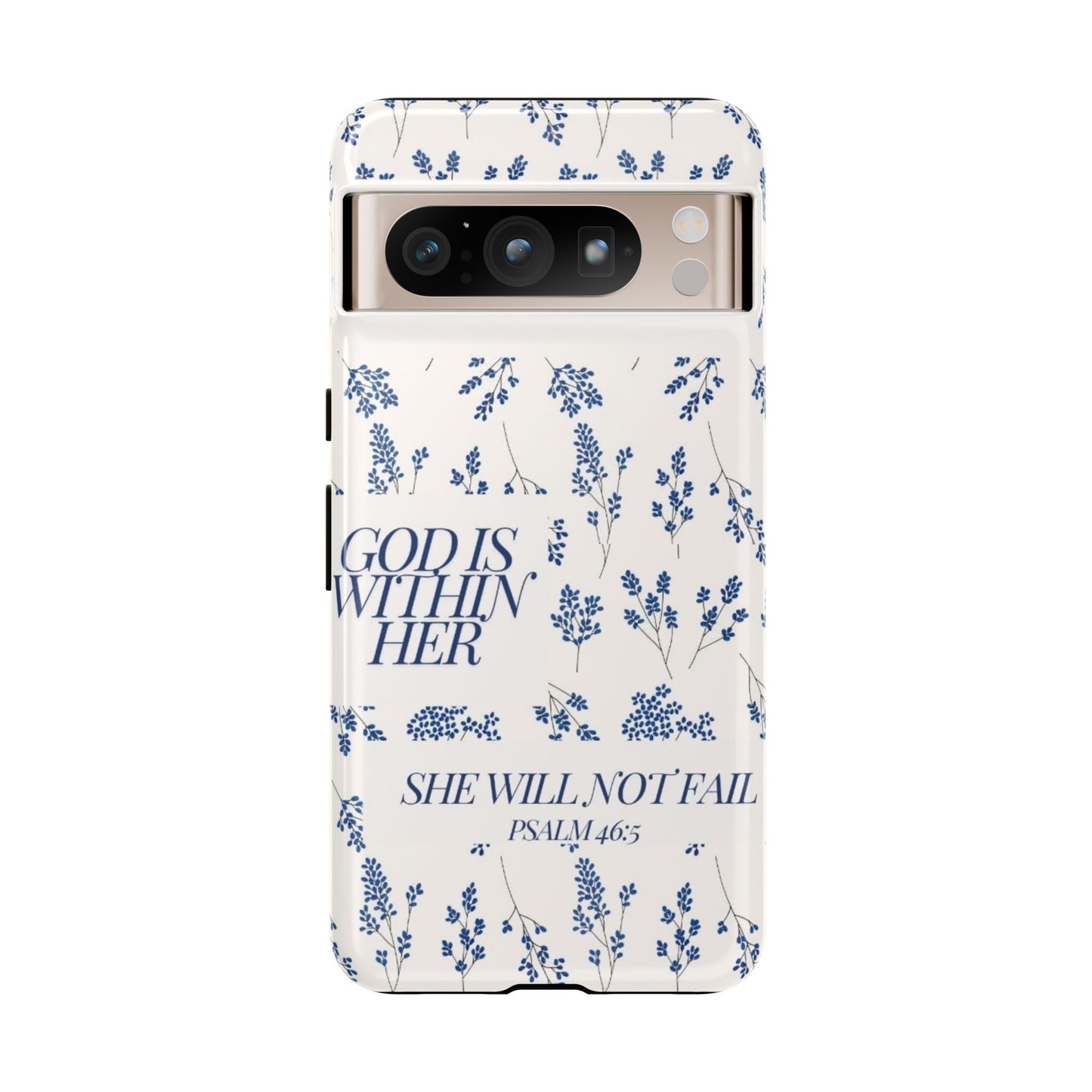 Within Her Cases - Floral Phone Case with Inspirational Quote, Motivational Gifts for Her, Bible Verse Design, Durable Case for iPhone, [...]
