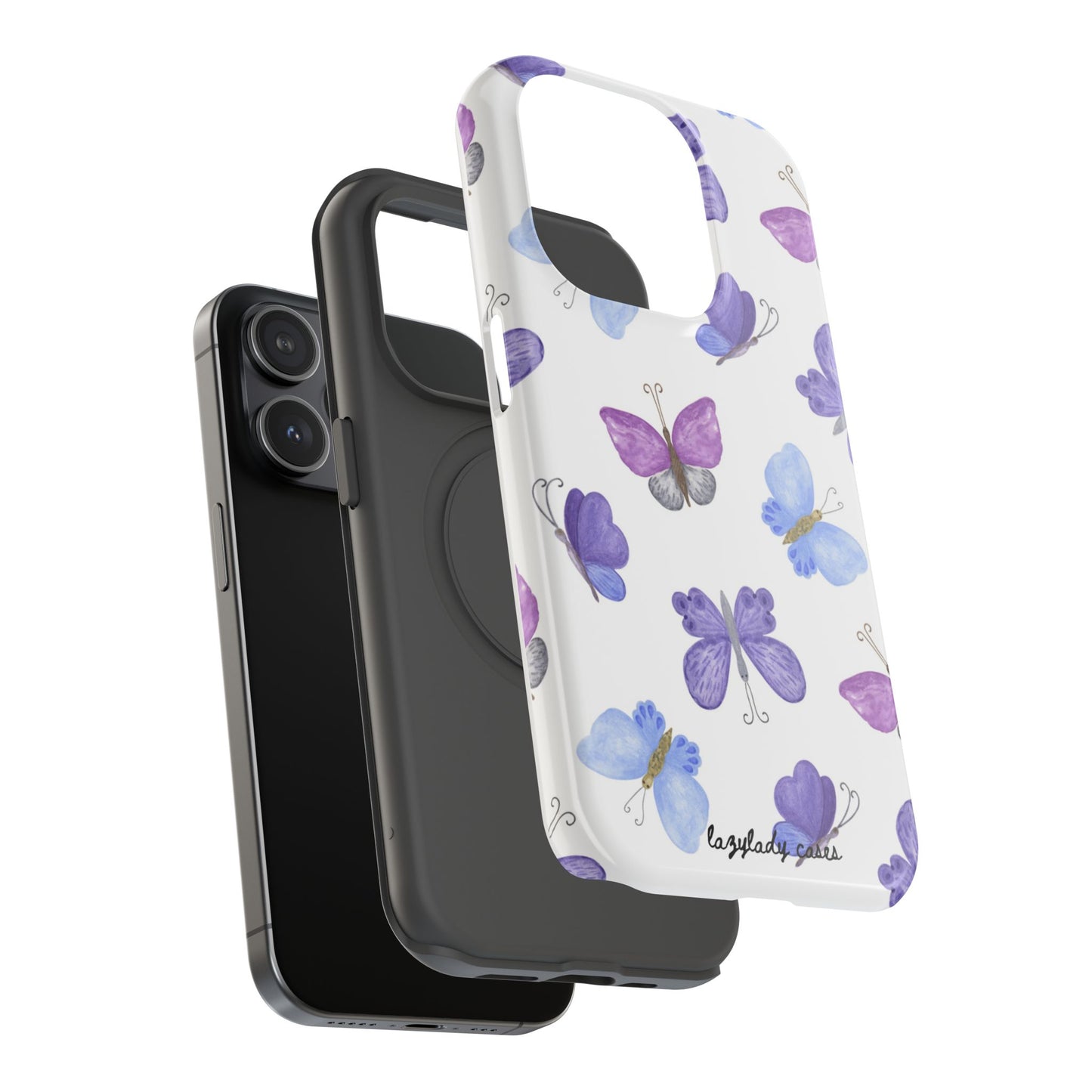 Butterfly Impact-Resistant Phone Case - Stylish & Durable Protection