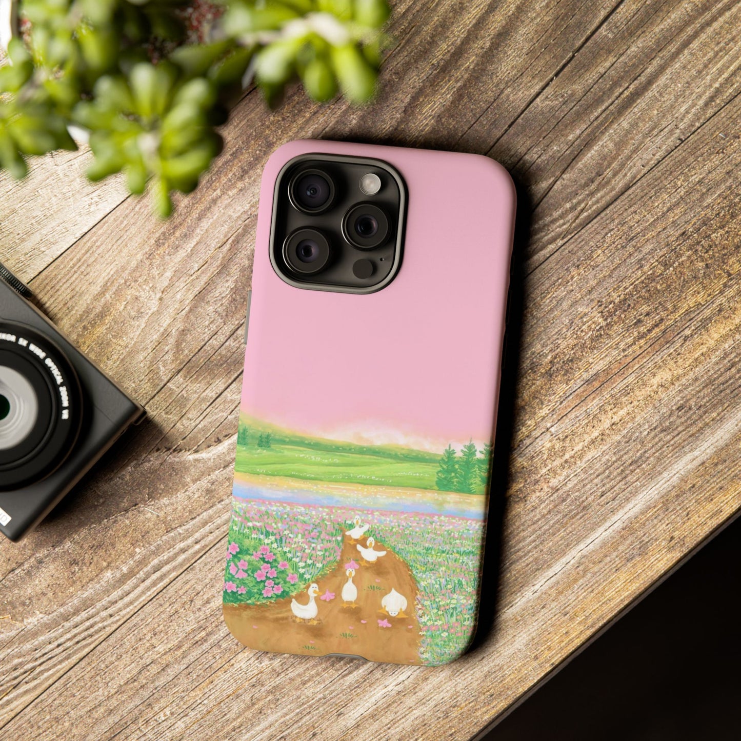 Pastel Floral Phone Case, Tough Cases for Nature Lovers, Cute Phone Accessories, Spring Gifts, Unique Mobile Covers