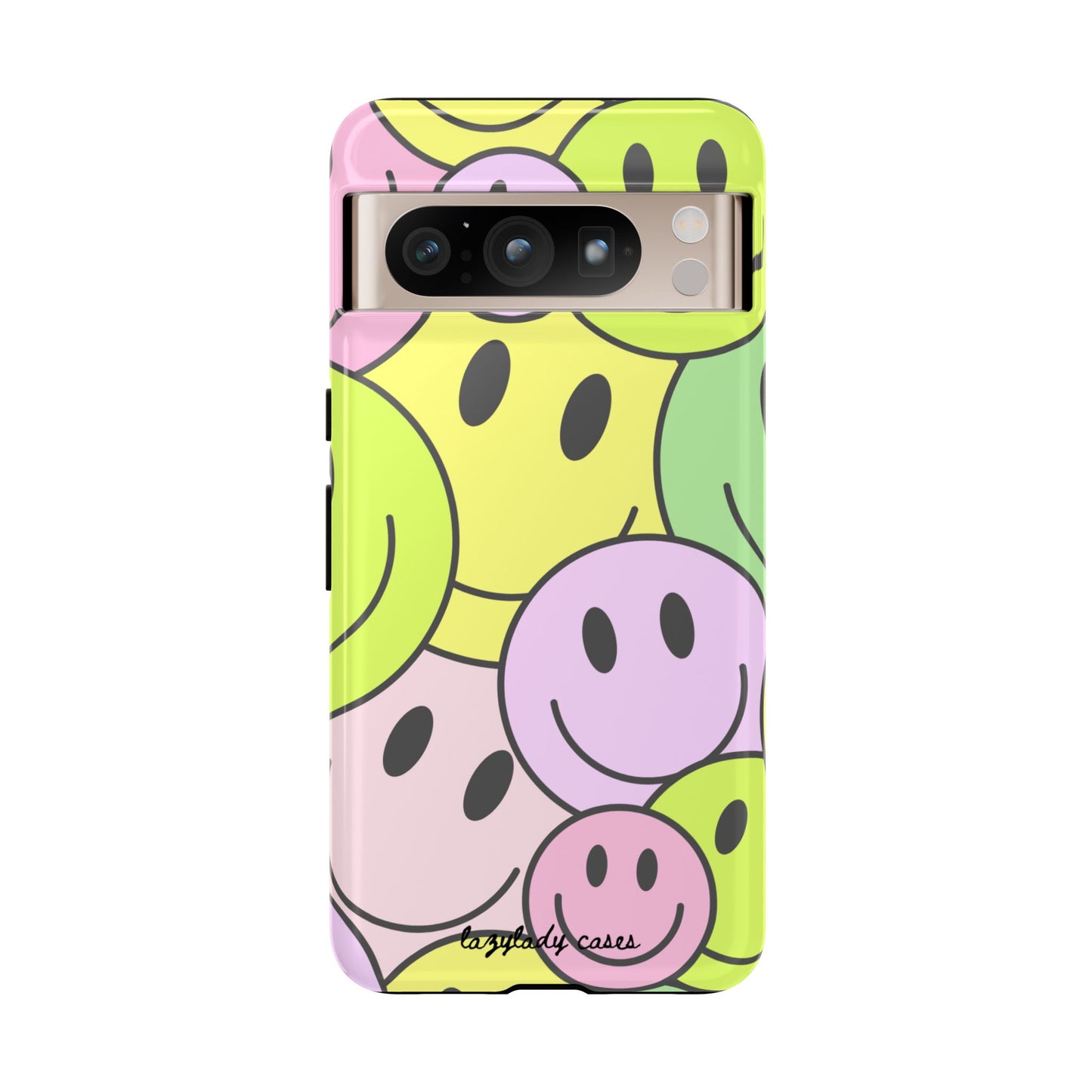 Colorful Smile Face Phone Case - Tough Protection & Fun Design