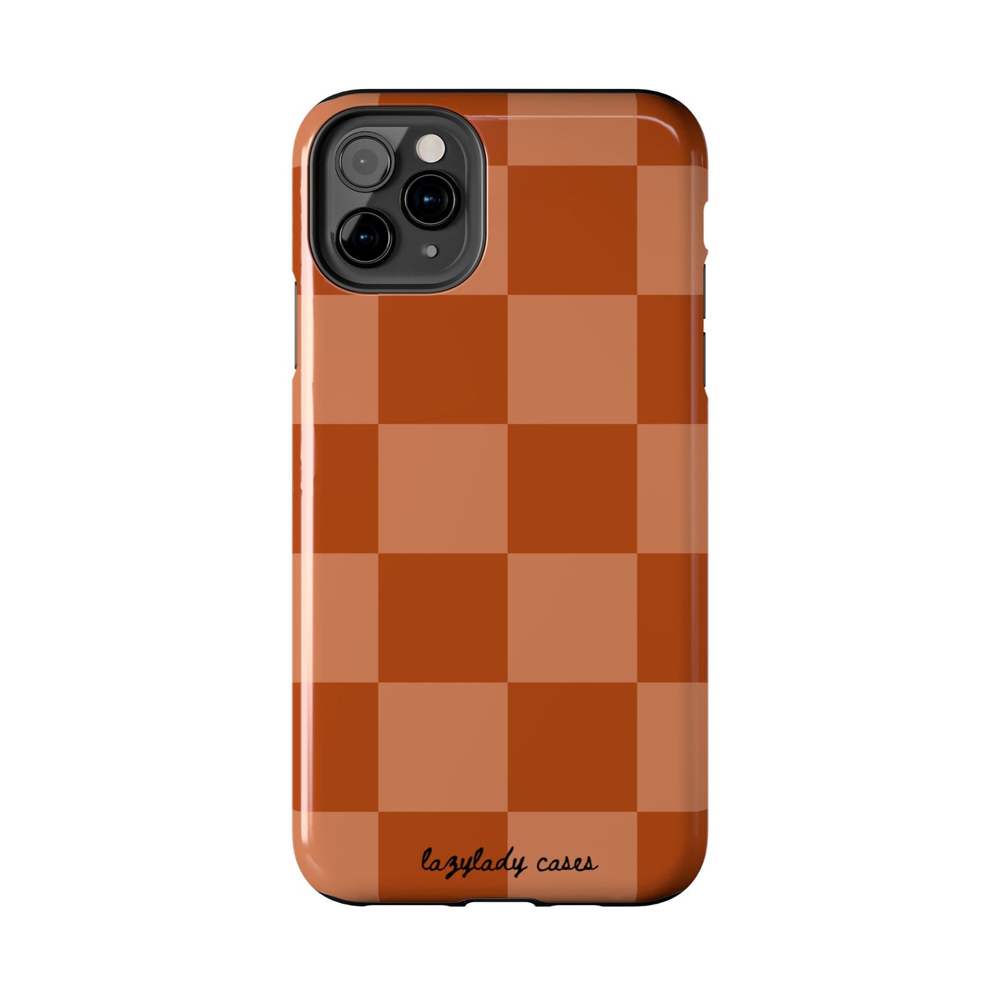 Rustic Checker Phone Cases - Durable & Stylish for Everyday Protection
