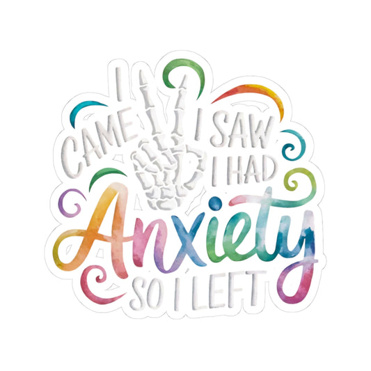 Anxiety Awareness Kiss-Cut Stickers | Colorful Laptop Decals, Mental Health Motivational Stickers, Anxiety Relief, Fun Gift Ideas, [...]