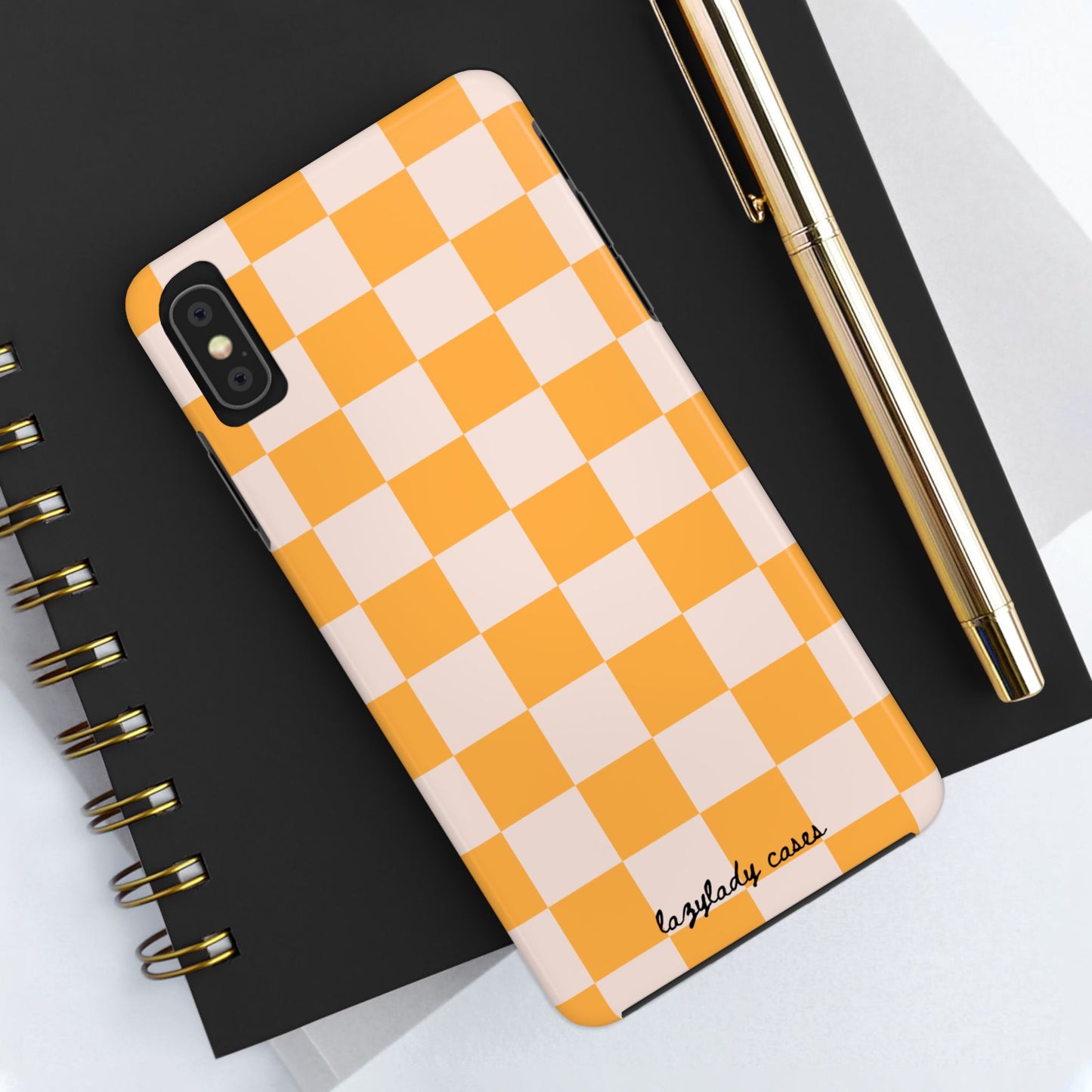 Bright Checkerboard Tough Phone Case - Stylish & Durable Protection