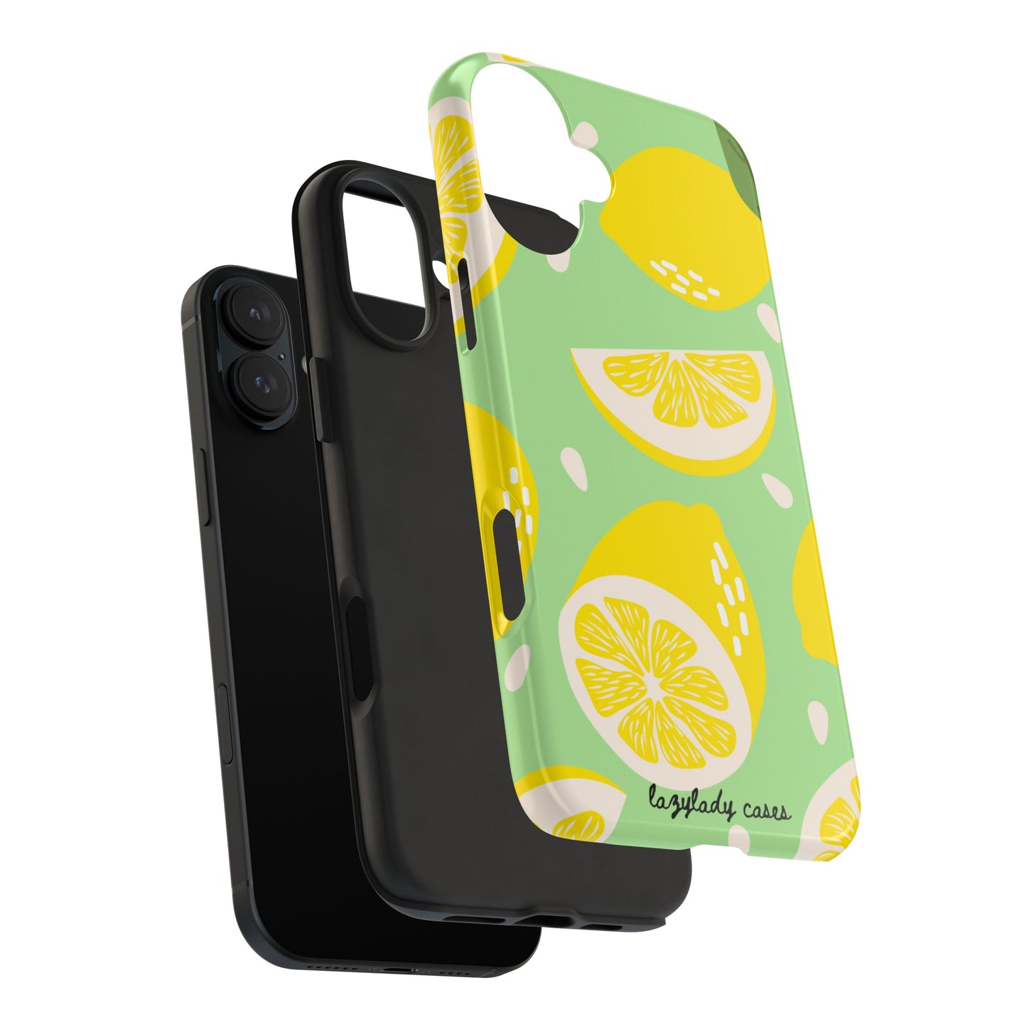 Lemon Slice Tough Phone Case - Vibrant, Durable Protection for Citrus Lovers