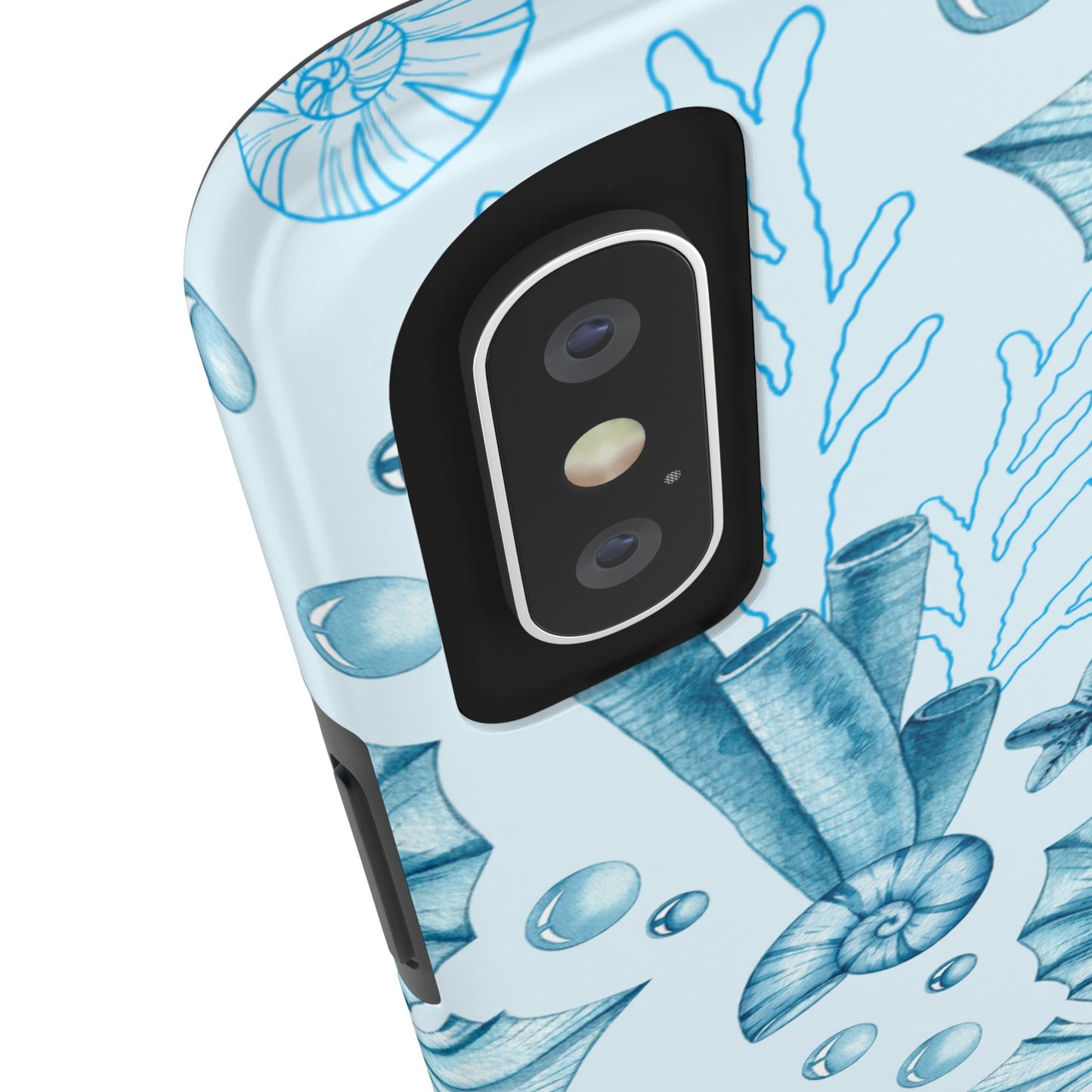 Coastal Seahorse Phone Case - Tough Protection with Beach Vibe