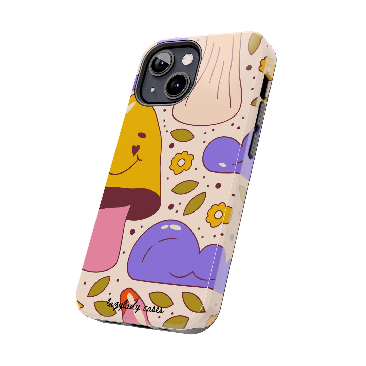 Whimsical Mushroom Phone Case - Tough & Fun Design for Nature Lovers