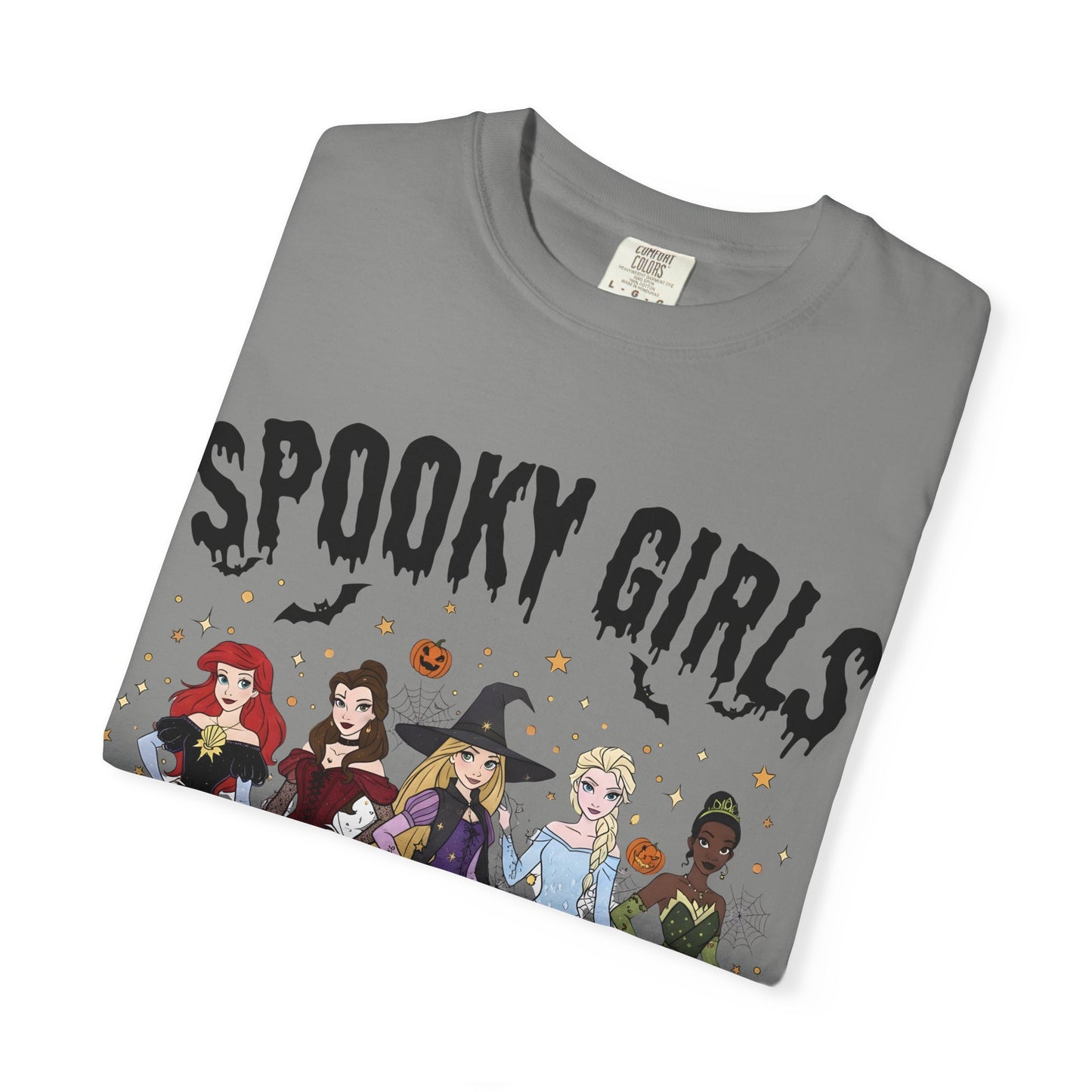 Spooky Girls T-Shirt, Halloween Tee, Unisex Graphic Shirt, Cute Costume Top, Seasonal Apparel, Witchy Fashion