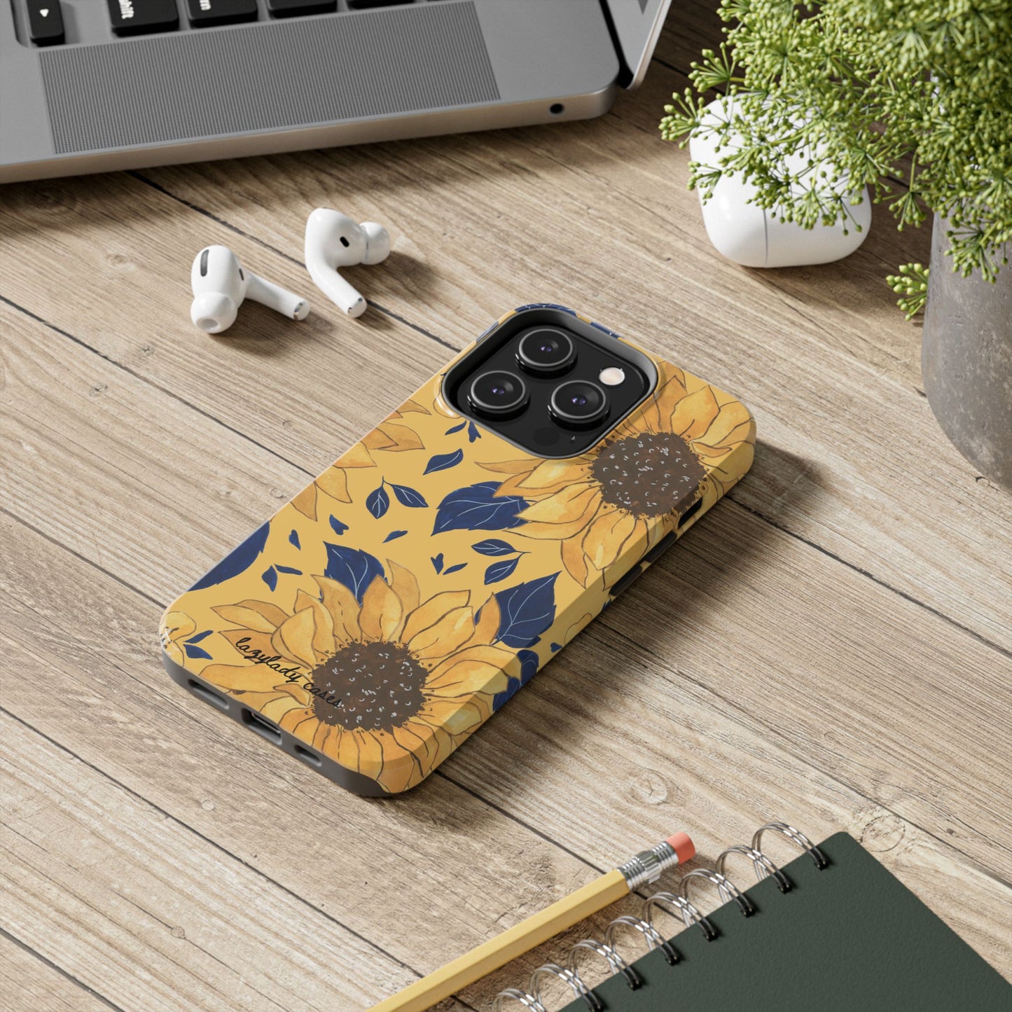Sunflower Tough Phone Case - Durable Floral Design for Nature Lovers
