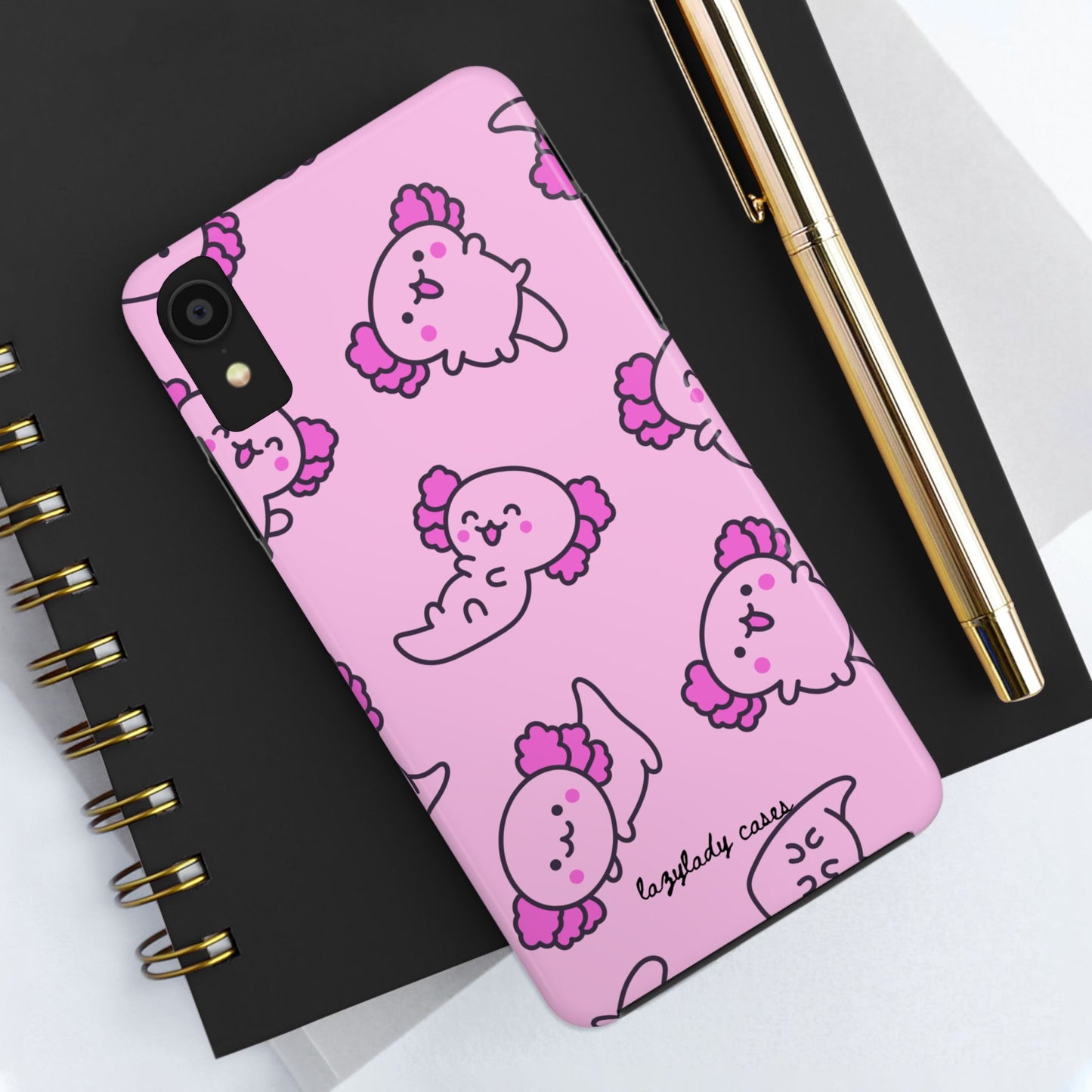Cute Pink Sea Axo Phone Case - Tough & Stylish