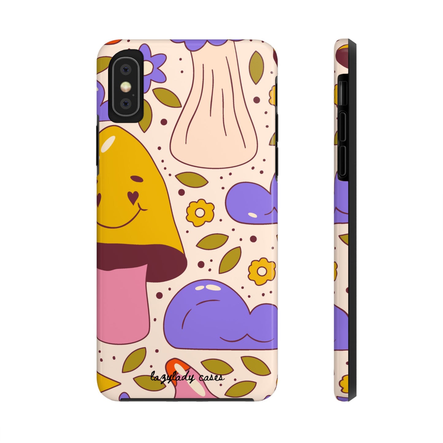 Whimsical Mushroom Phone Case - Tough & Fun Design for Nature Lovers