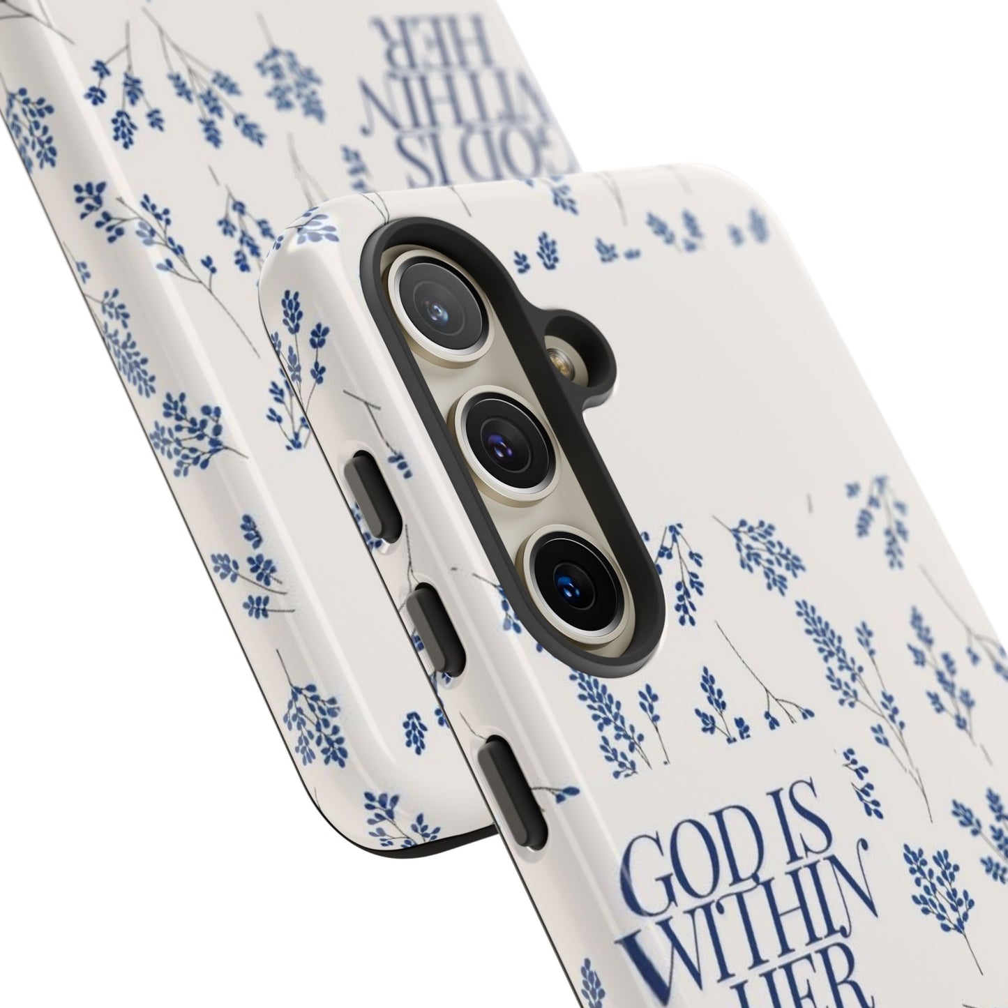 Within Her Cases - Floral Phone Case with Inspirational Quote, Motivational Gifts for Her, Bible Verse Design, Durable Case for iPhone, [...]
