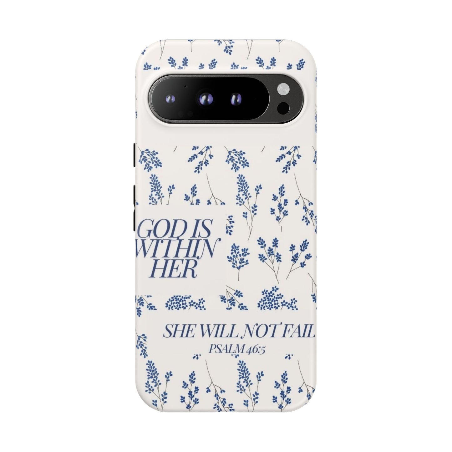 Within Her Cases - Floral Phone Case with Inspirational Quote, Motivational Gifts for Her, Bible Verse Design, Durable Case for iPhone, [...]
