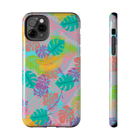 Tropical Jungle Phone Case - Funky Floral Design, Summer Accessory, Phone Protection, Gift for Nature Lovers, Stylish Phone Cover