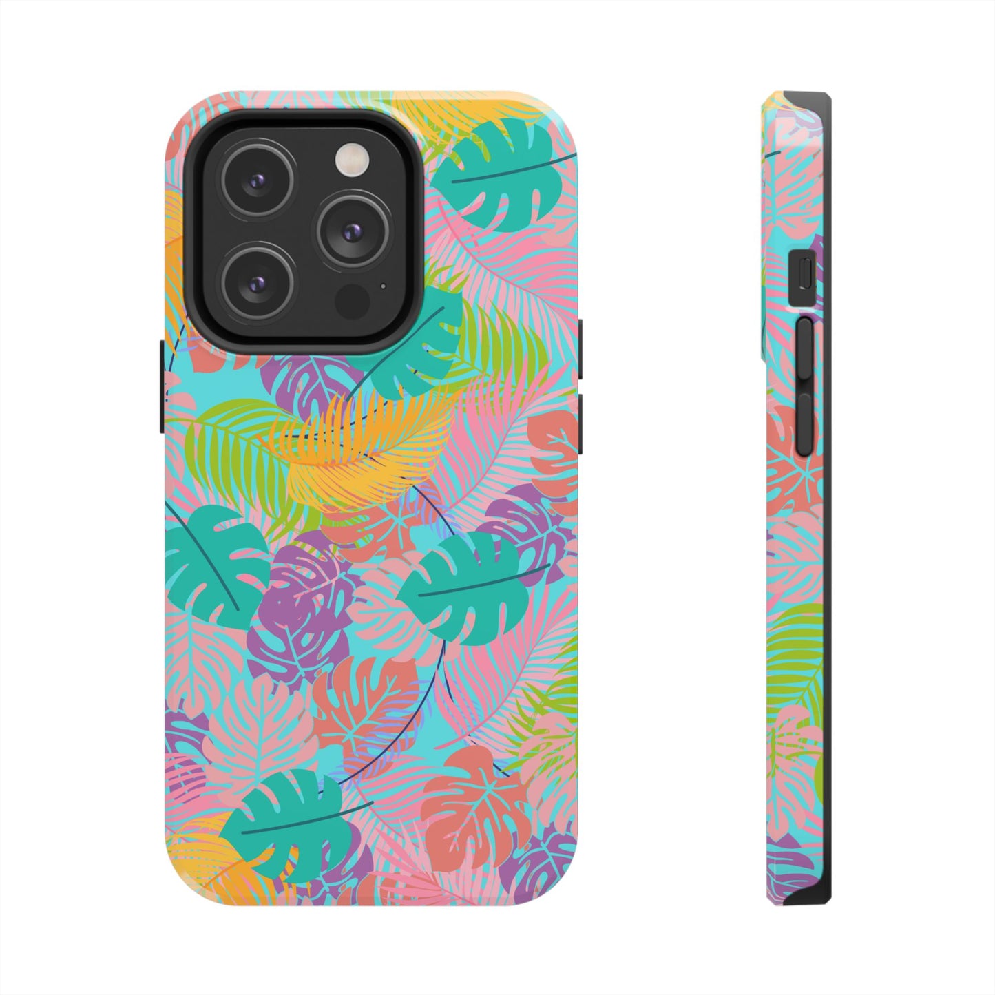 Tropical Jungle Phone Case - Funky Floral Design, Summer Accessory, Phone Protection, Gift for Nature Lovers, Stylish Phone Cover