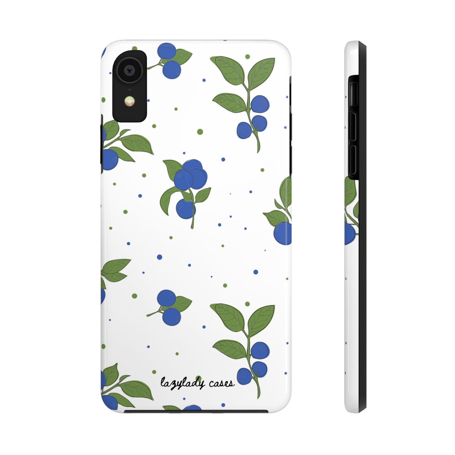 Blueberry Tough Phone Case - Durable Berry Design for Everyday Protection
