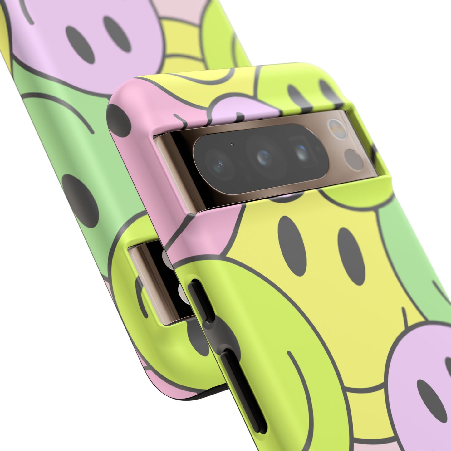 Colorful Smile Face Phone Case - Tough Protection & Fun Design