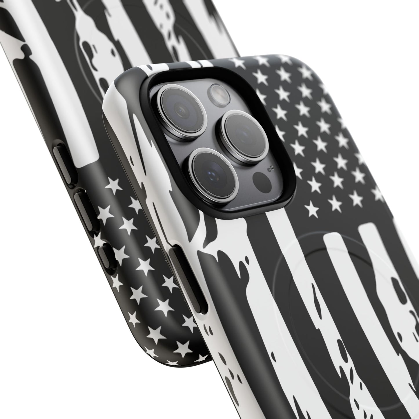 Tough Magnetic Phone Case - Vintage American Flag Design