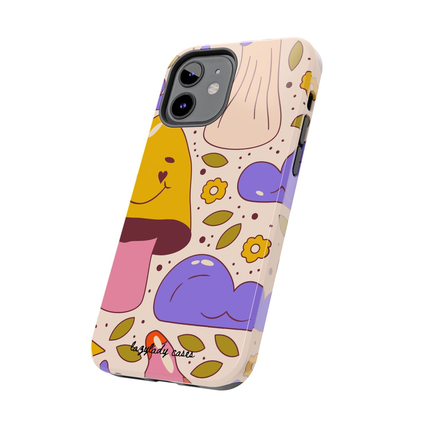 Whimsical Mushroom Phone Case - Tough & Fun Design for Nature Lovers