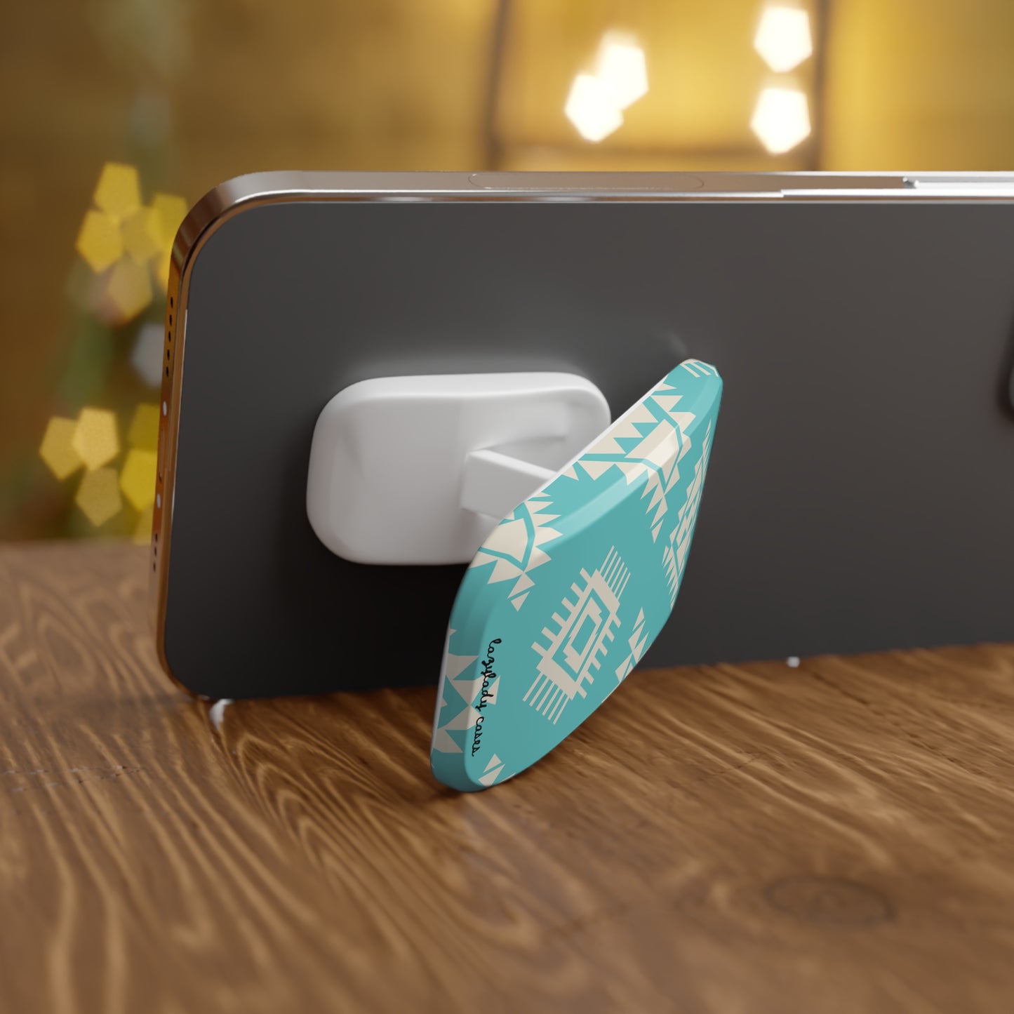 Trendy Phone Grip with Geometric Design - Perfect for Everyday Use