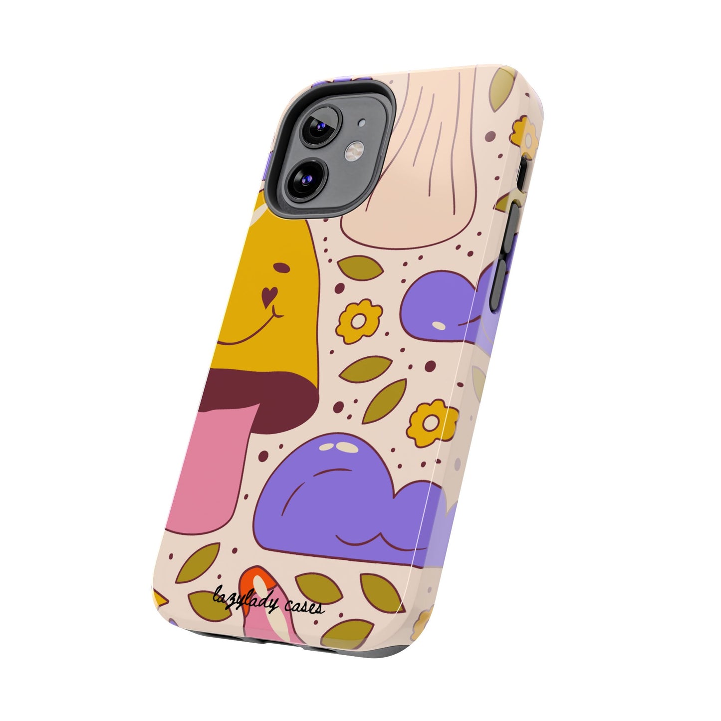 Whimsical Mushroom Phone Case - Tough & Fun Design for Nature Lovers